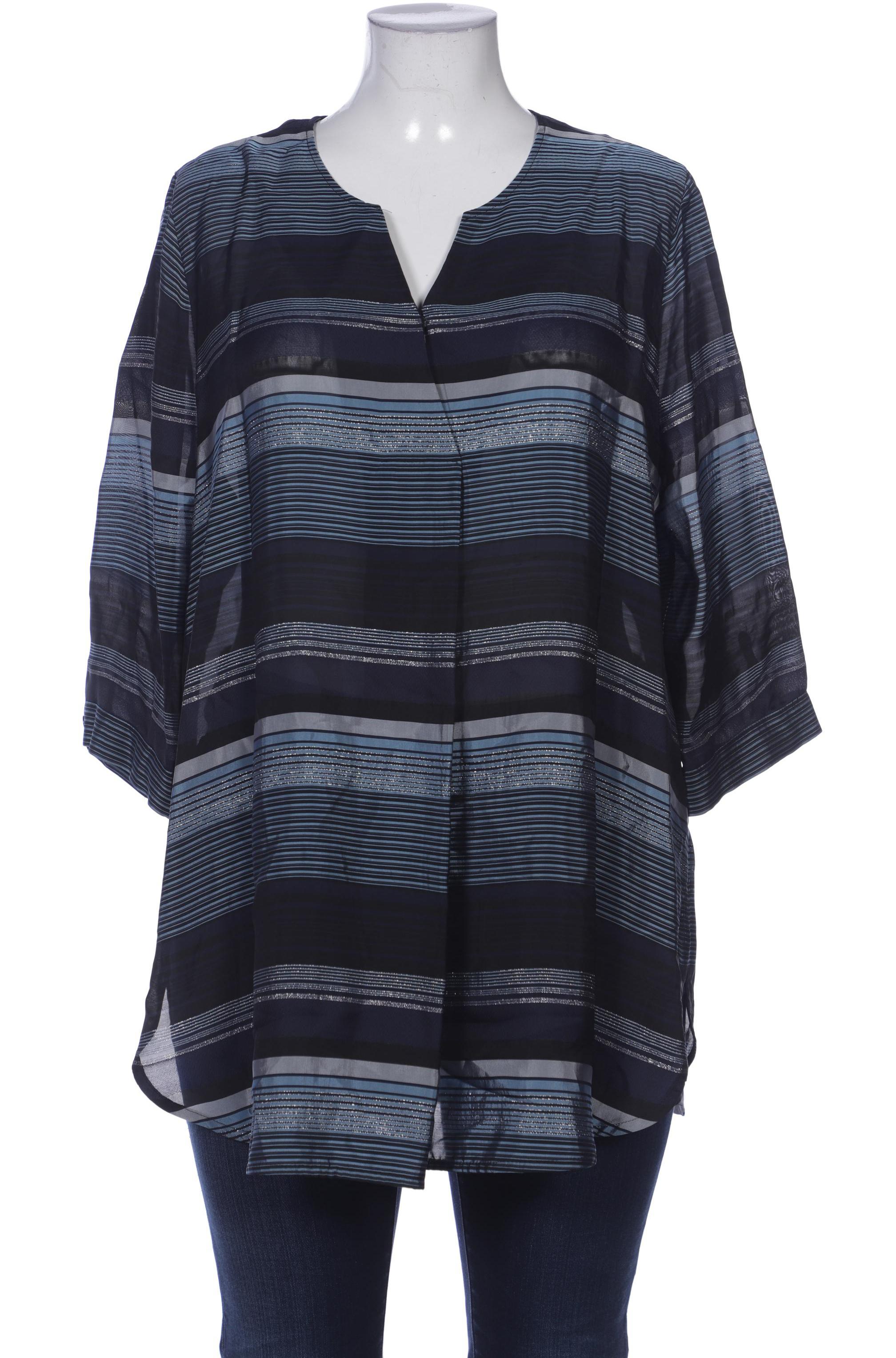 

Selection by Ulla Popken Damen Bluse, marineblau, Gr. 46