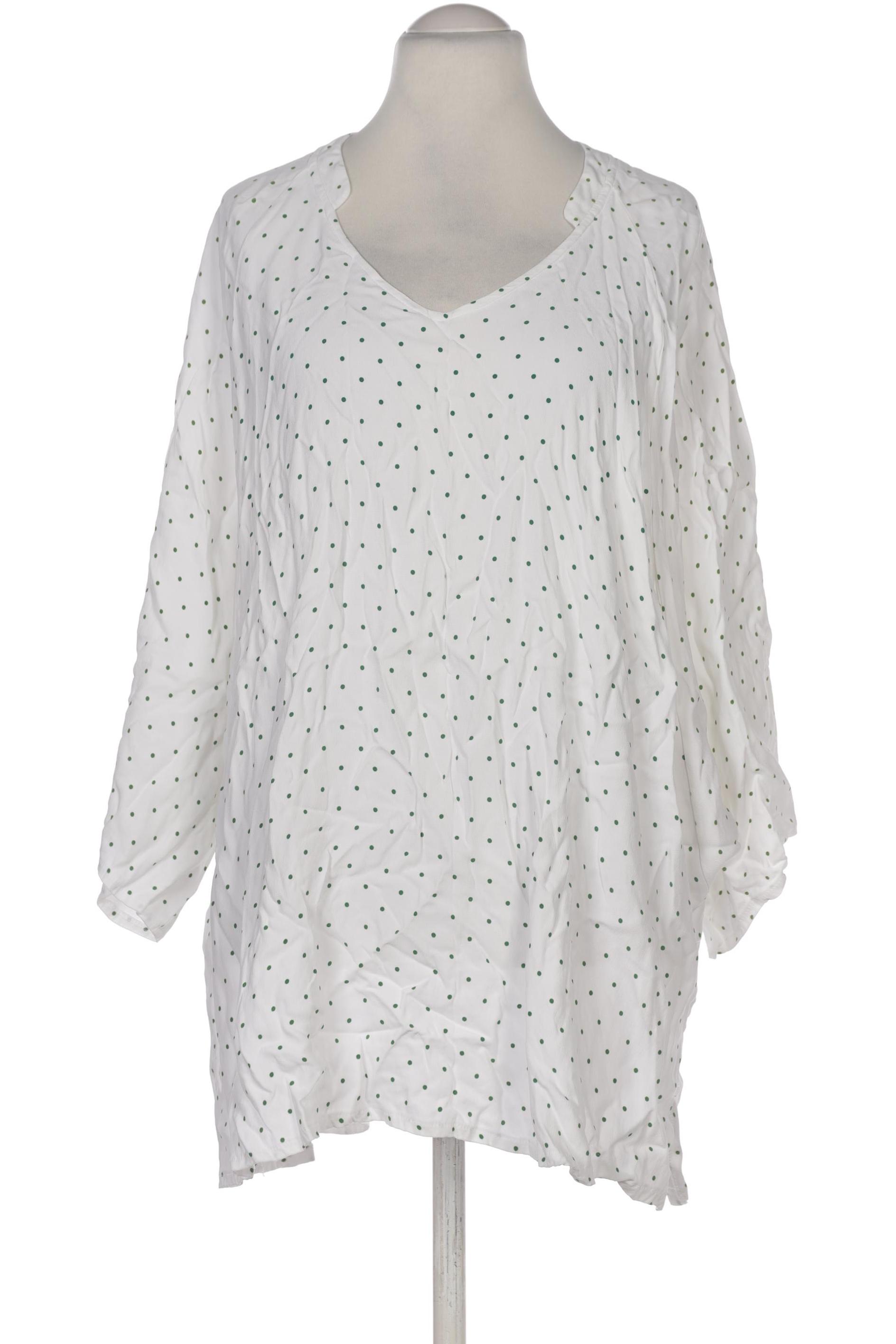 

Selection by Ulla Popken Damen Bluse, weiß, Gr. 58