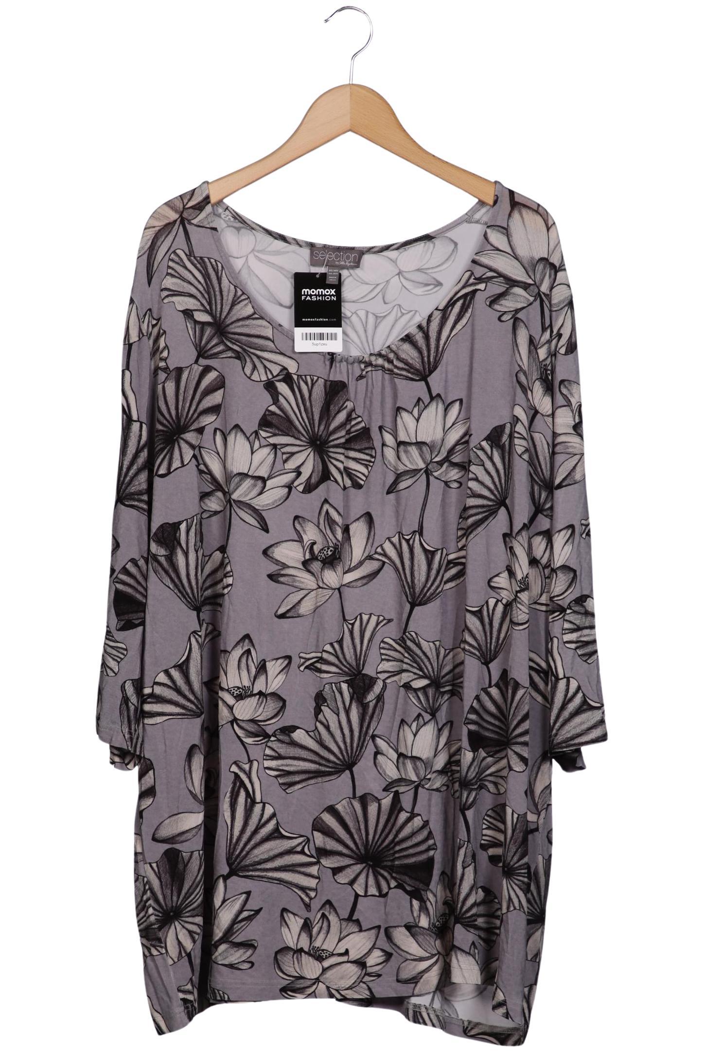 

Selection by Ulla Popken Damen Langarmshirt, grau, Gr. 54