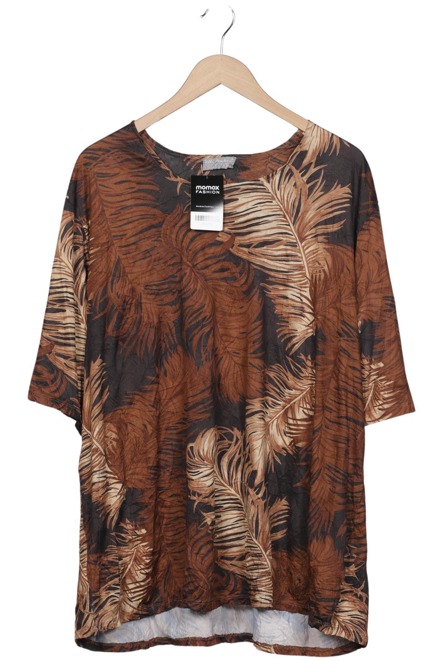 

Selection by Ulla Popken Damen T-Shirt, braun, Gr. 46