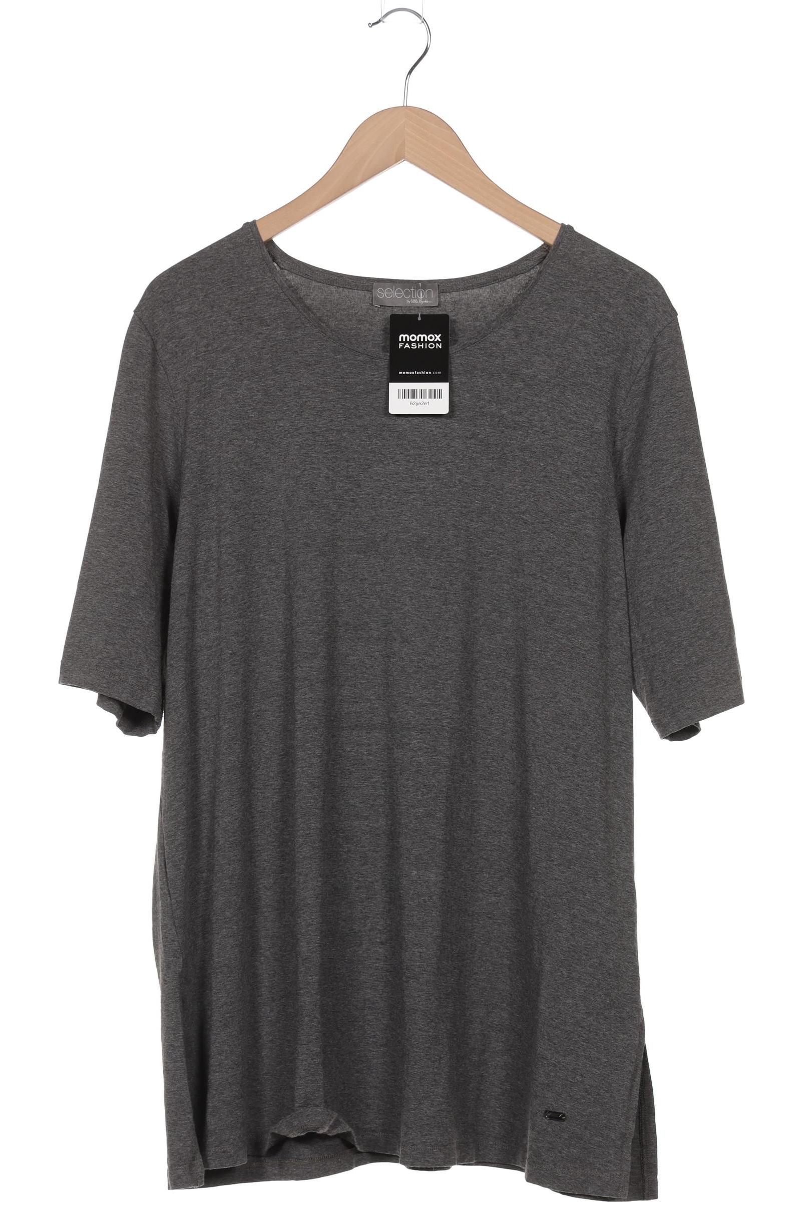 

Selection by Ulla Popken Damen T-Shirt, grau, Gr. 46