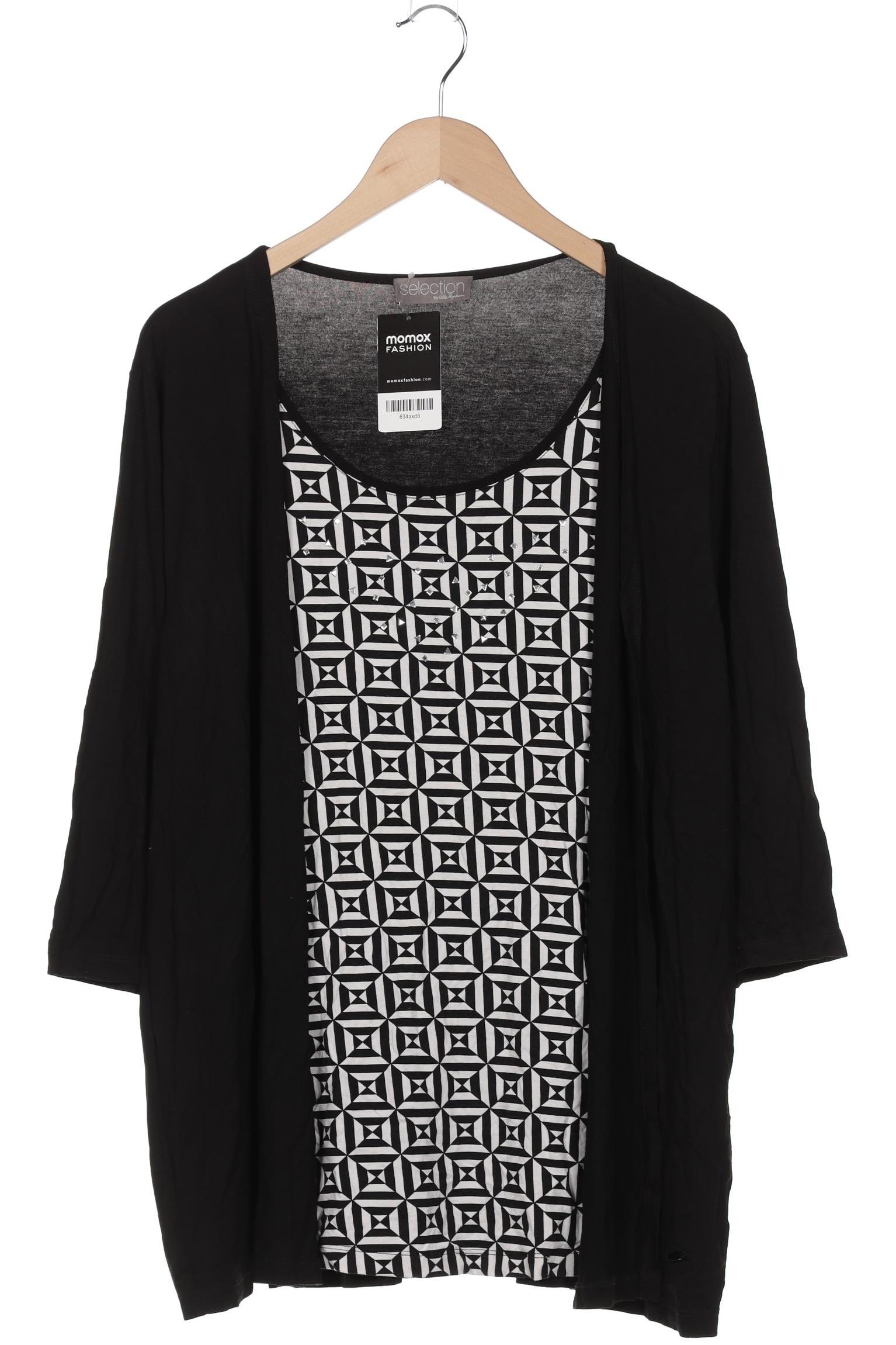 

Selection by Ulla Popken Damen Langarmshirt, schwarz, Gr. 46