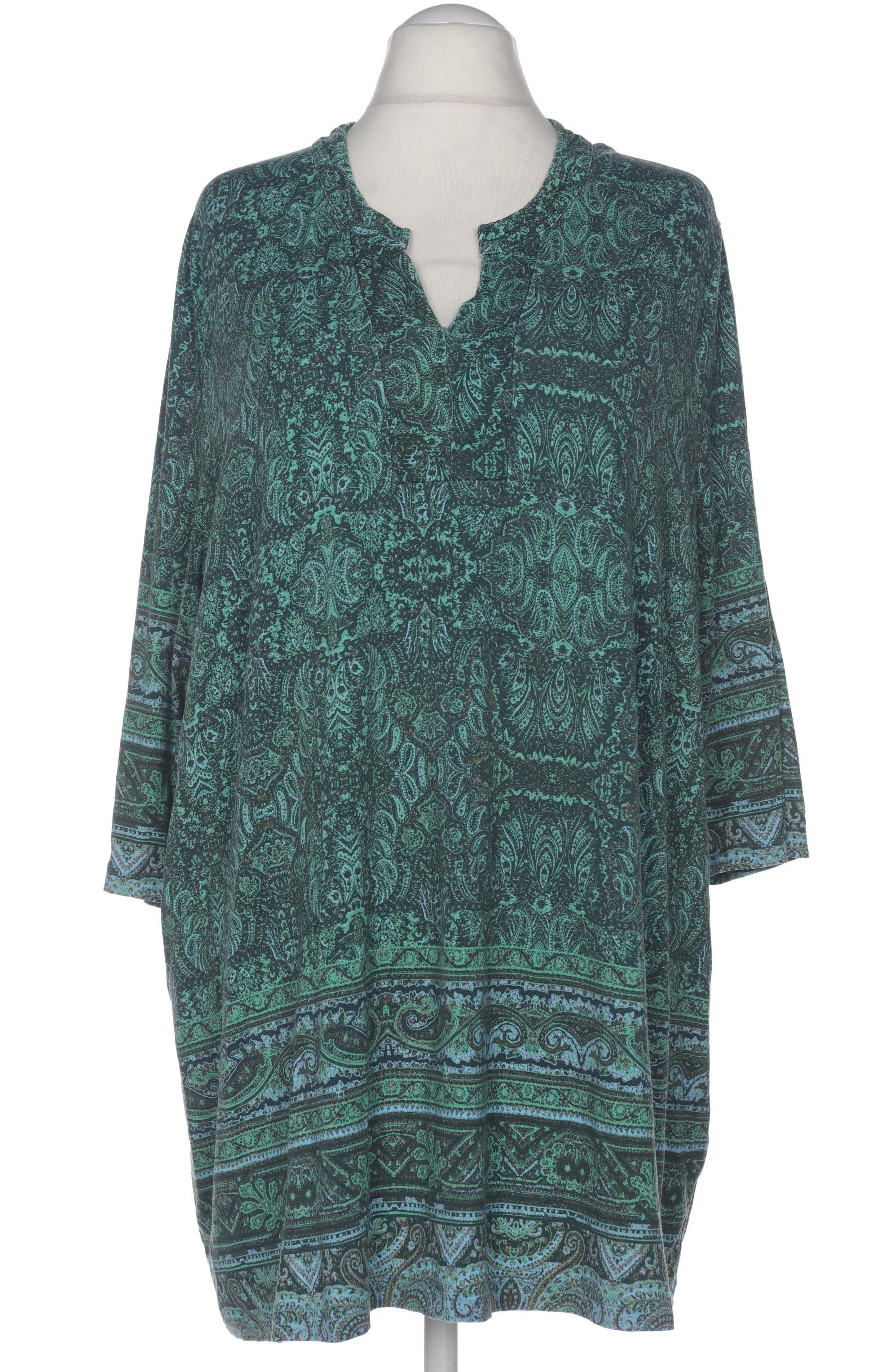 

Selection by Ulla Popken Damen Langarmshirt, grün, Gr. 54