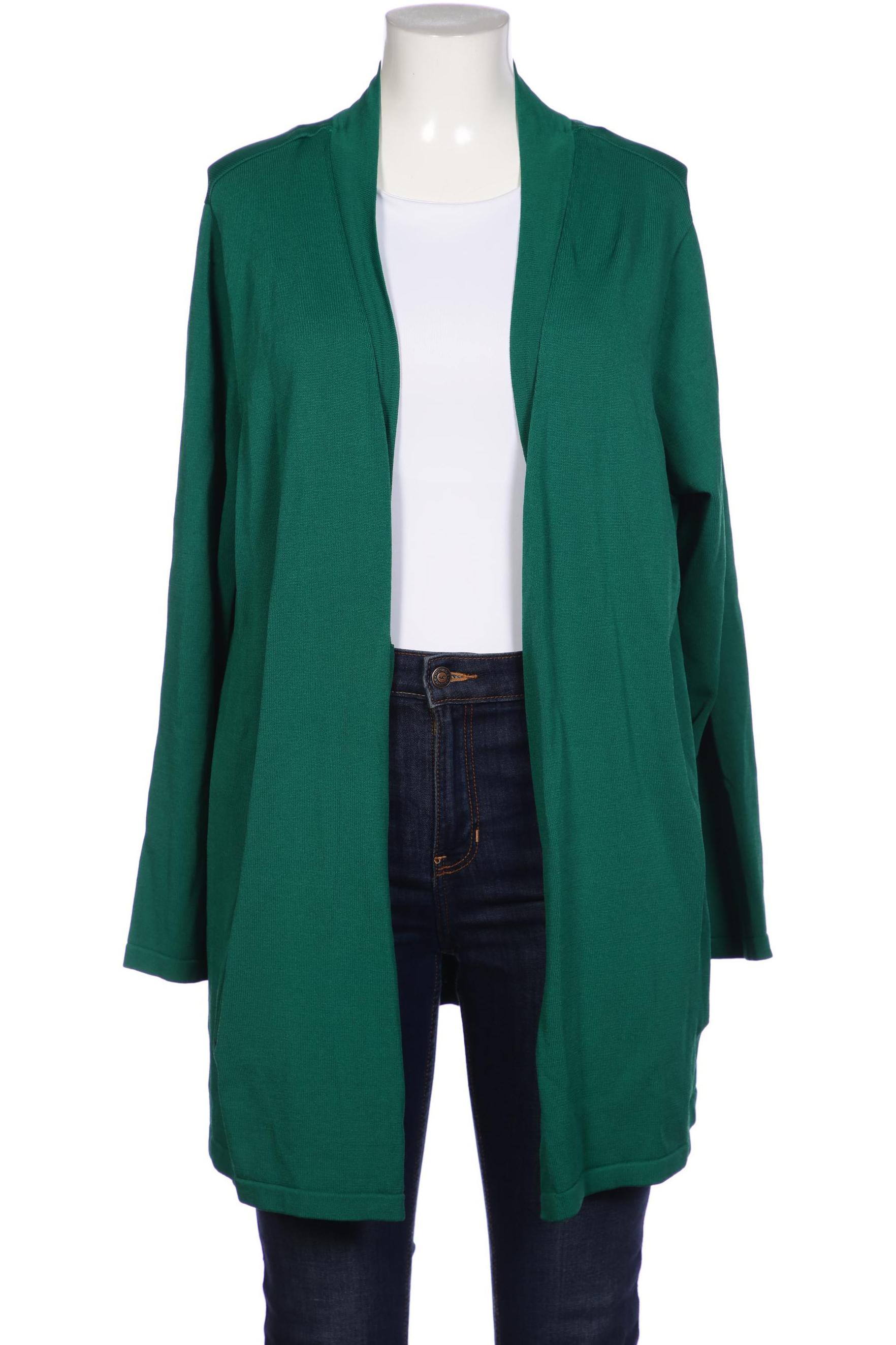 

Selection by Ulla Popken Damen Strickjacke, grün, Gr. 46