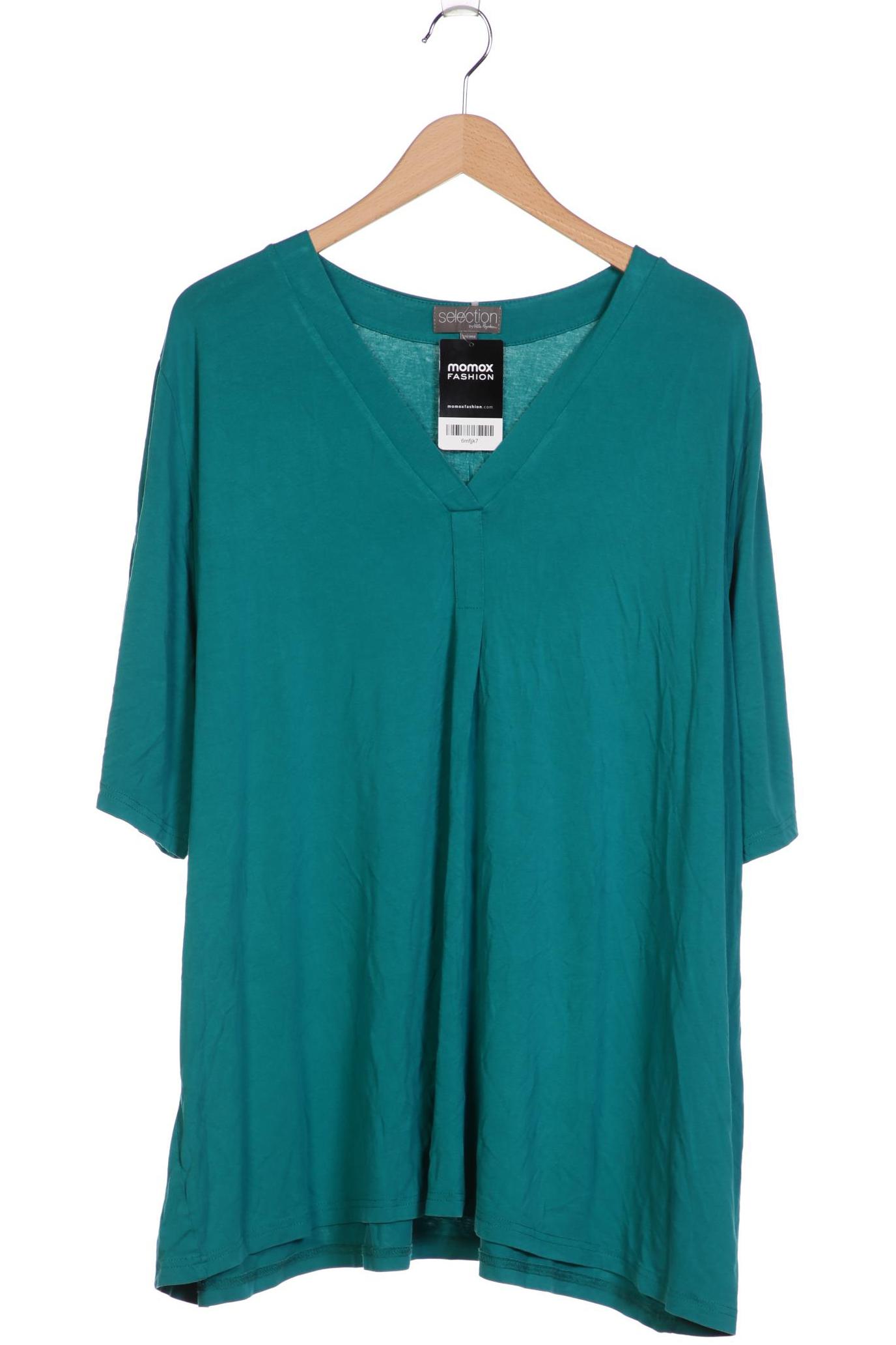 

Selection by Ulla Popken Damen T-Shirt, türkis, Gr. 54