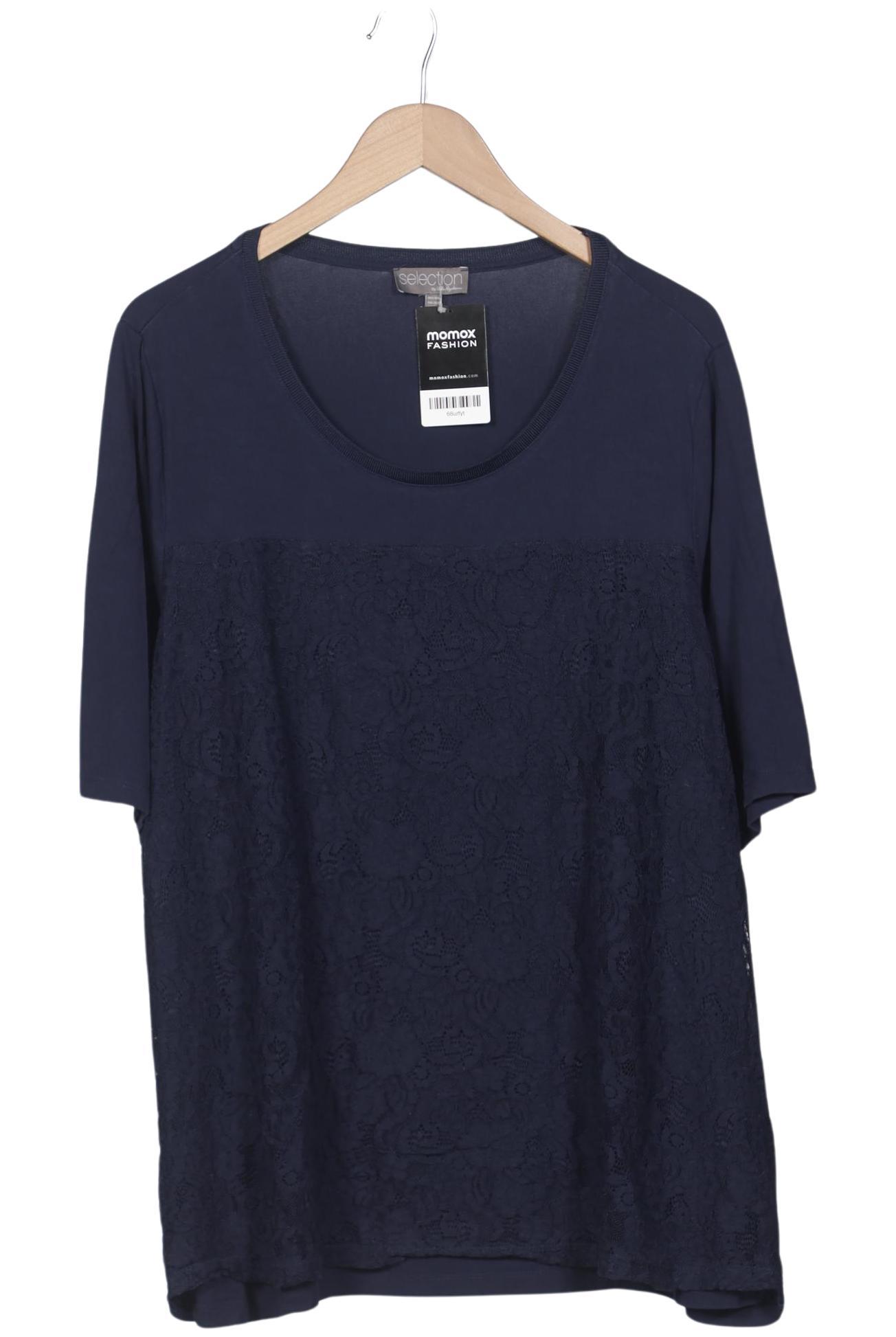 

Selection by Ulla Popken Damen T-Shirt, marineblau, Gr. 50