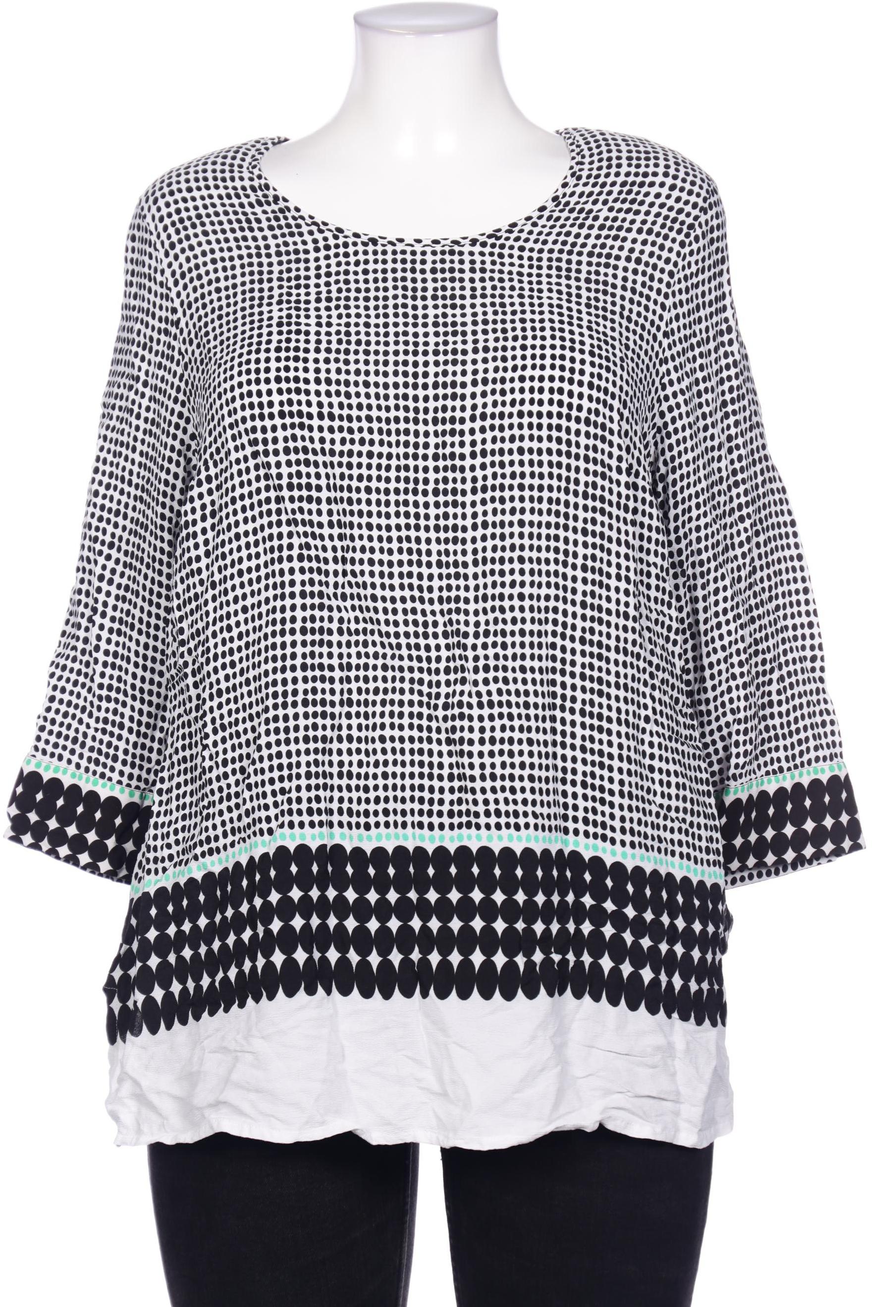 

Selection by Ulla Popken Damen Bluse, weiß, Gr. 46