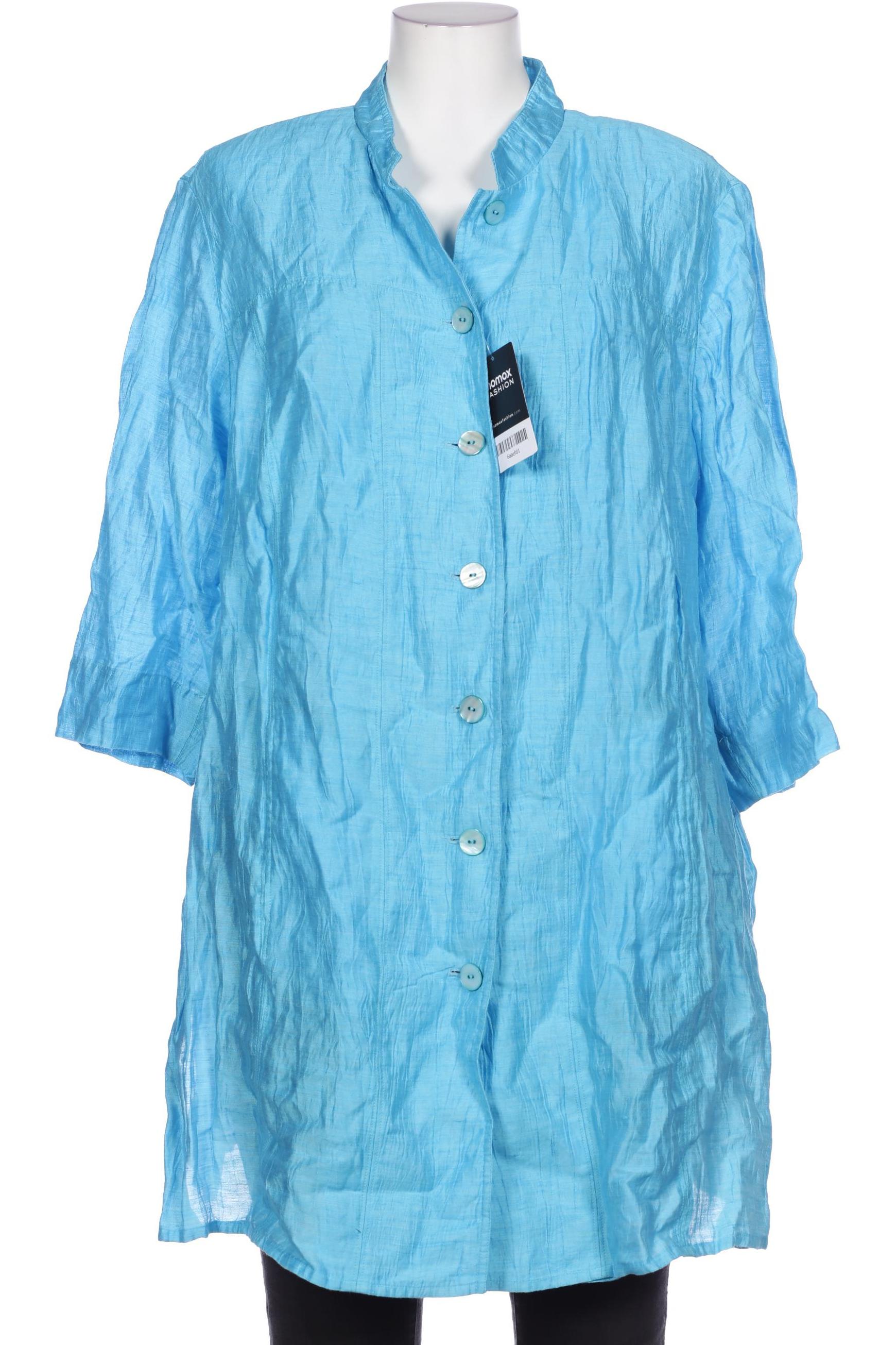 

Selection by Ulla Popken Damen Bluse, blau, Gr. 52
