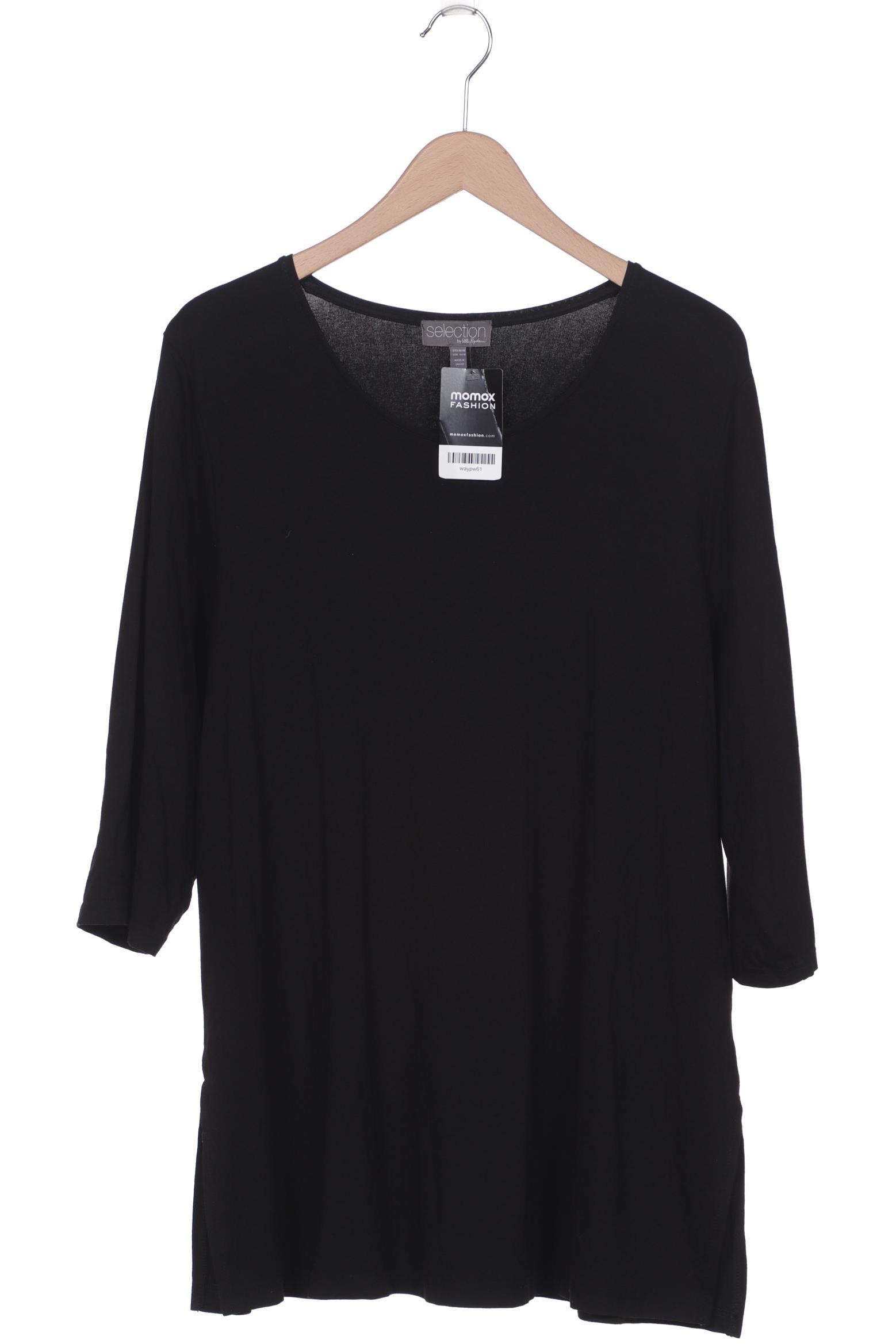 

Selection by Ulla Popken Damen Langarmshirt, schwarz, Gr. 46