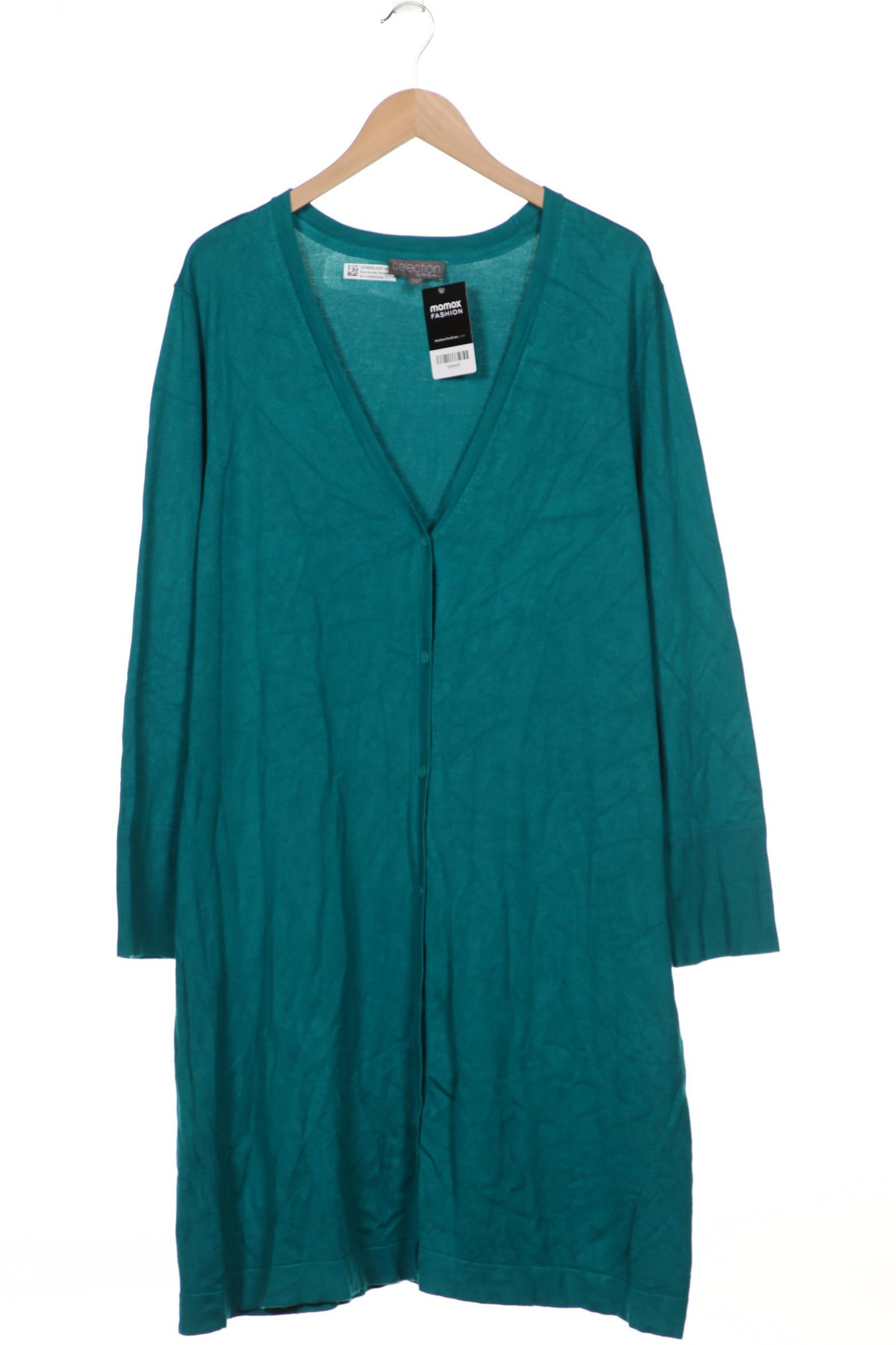 

Selection by Ulla Popken Damen Strickjacke, türkis, Gr. 46