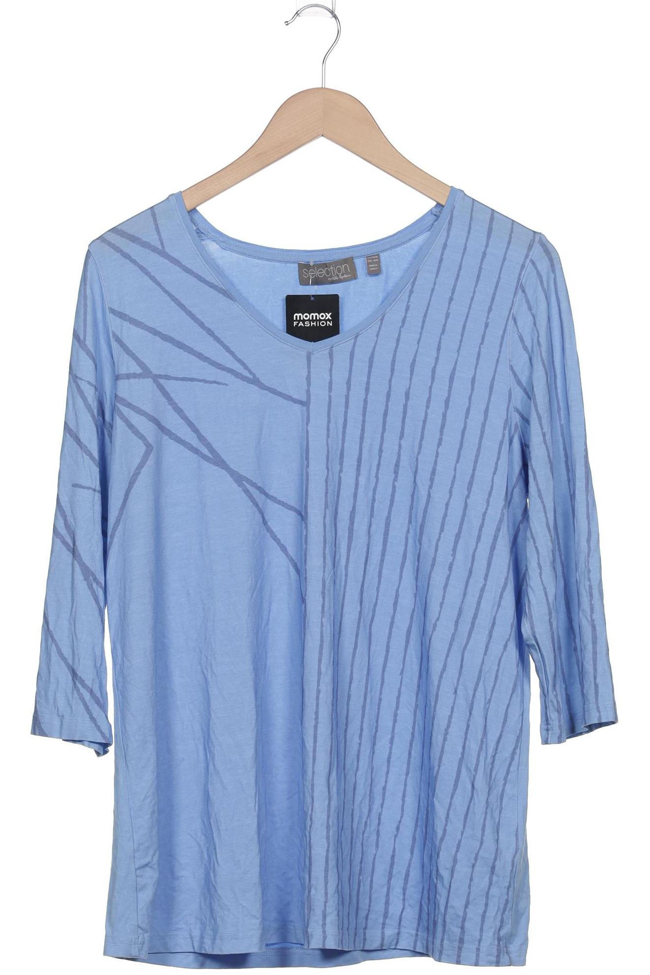 

Selection by Ulla Popken Damen T-Shirt, blau, Gr. 42