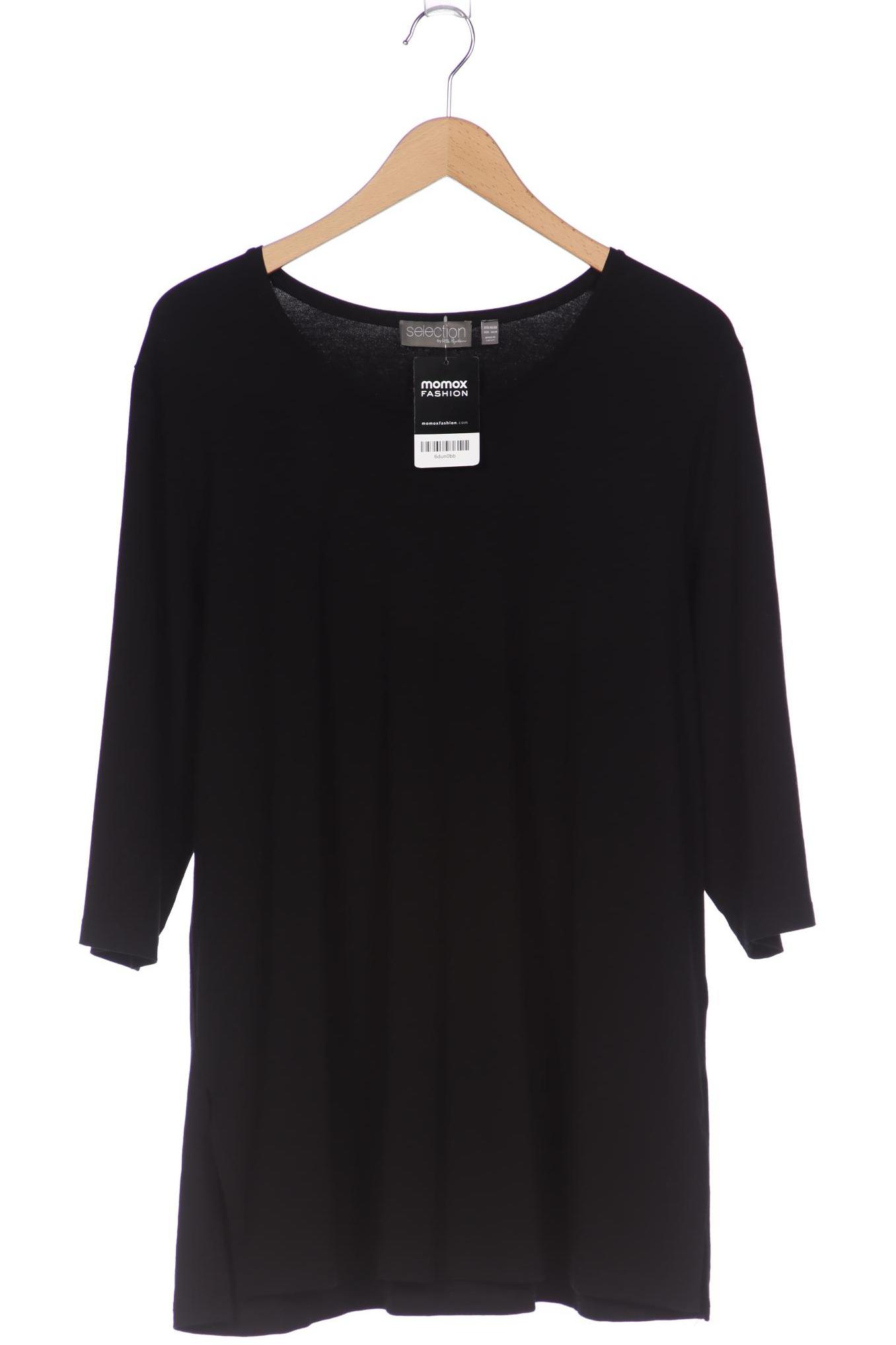 

Selection by Ulla Popken Damen Langarmshirt, schwarz, Gr. 46