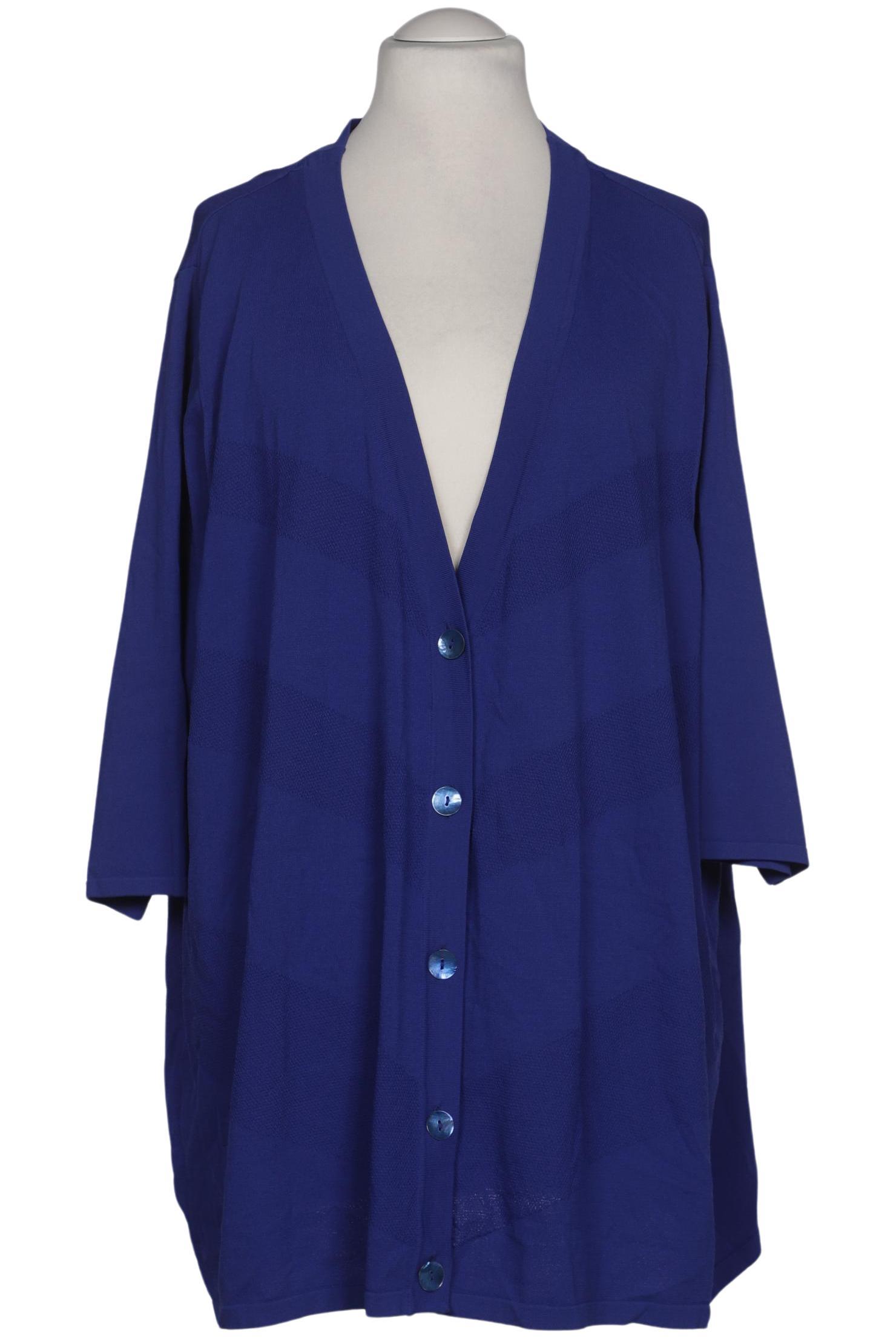 

Selection by Ulla Popken Damen Strickjacke, blau, Gr. 54
