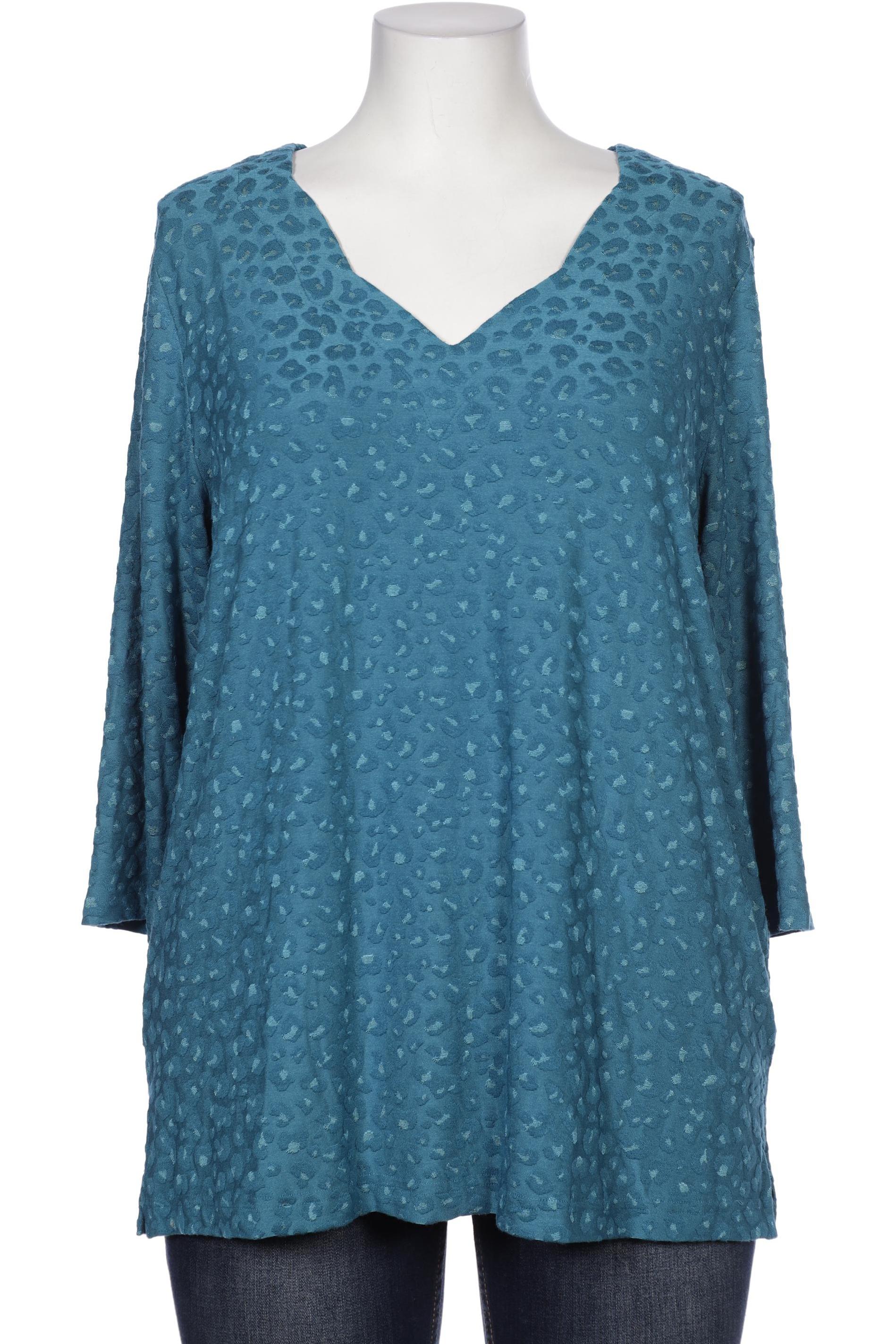 

Selection by Ulla Popken Damen Bluse, blau, Gr. 42