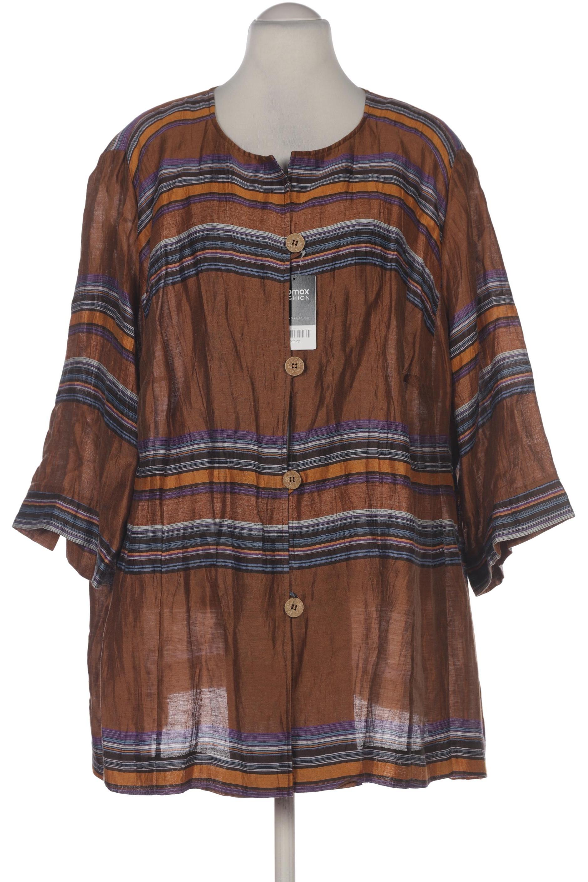 Thumbnail - Selection by Ulla Popken Damen Bluse, braun, Gr. 56