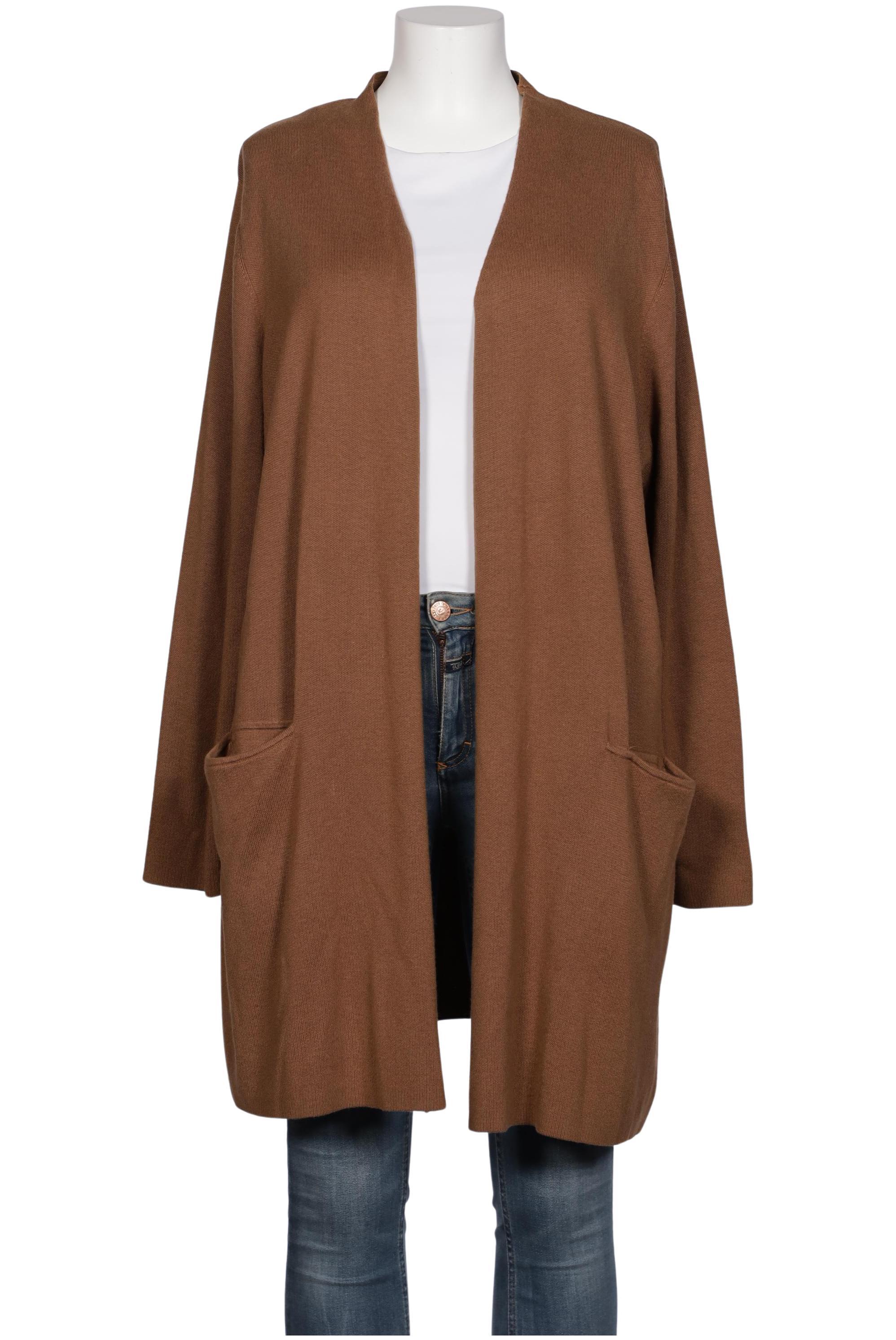 

Selection by Ulla Popken Damen Strickjacke, braun, Gr. 46