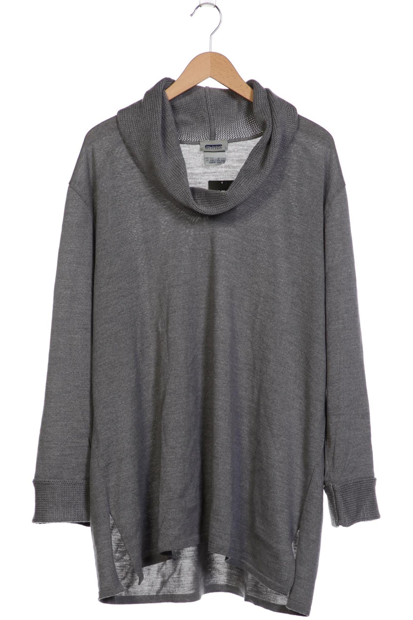 

Selection by Ulla Popken Damen Pullover, grau, Gr. 50