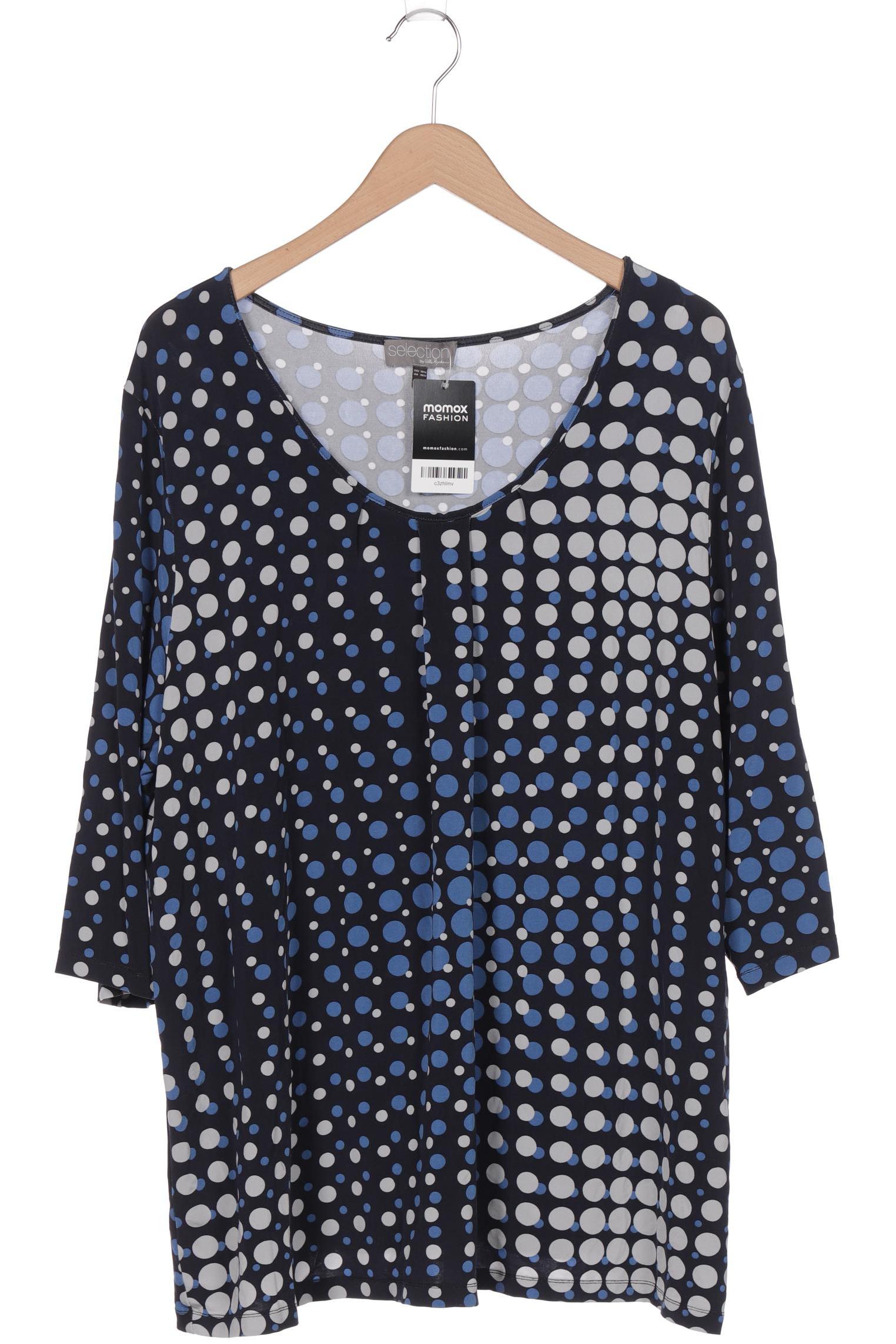 

Selection by Ulla Popken Damen Langarmshirt, blau