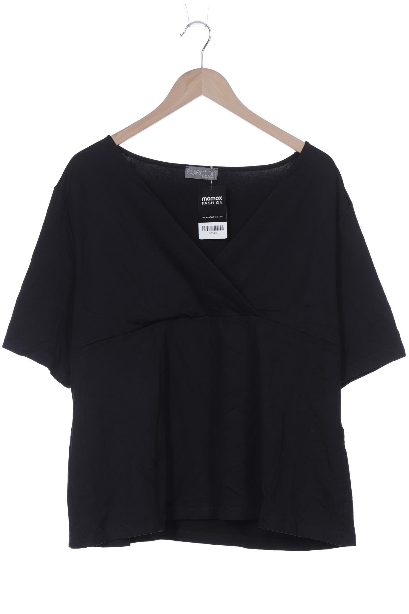 

Selection by Ulla Popken Damen T-Shirt, schwarz, Gr. 50