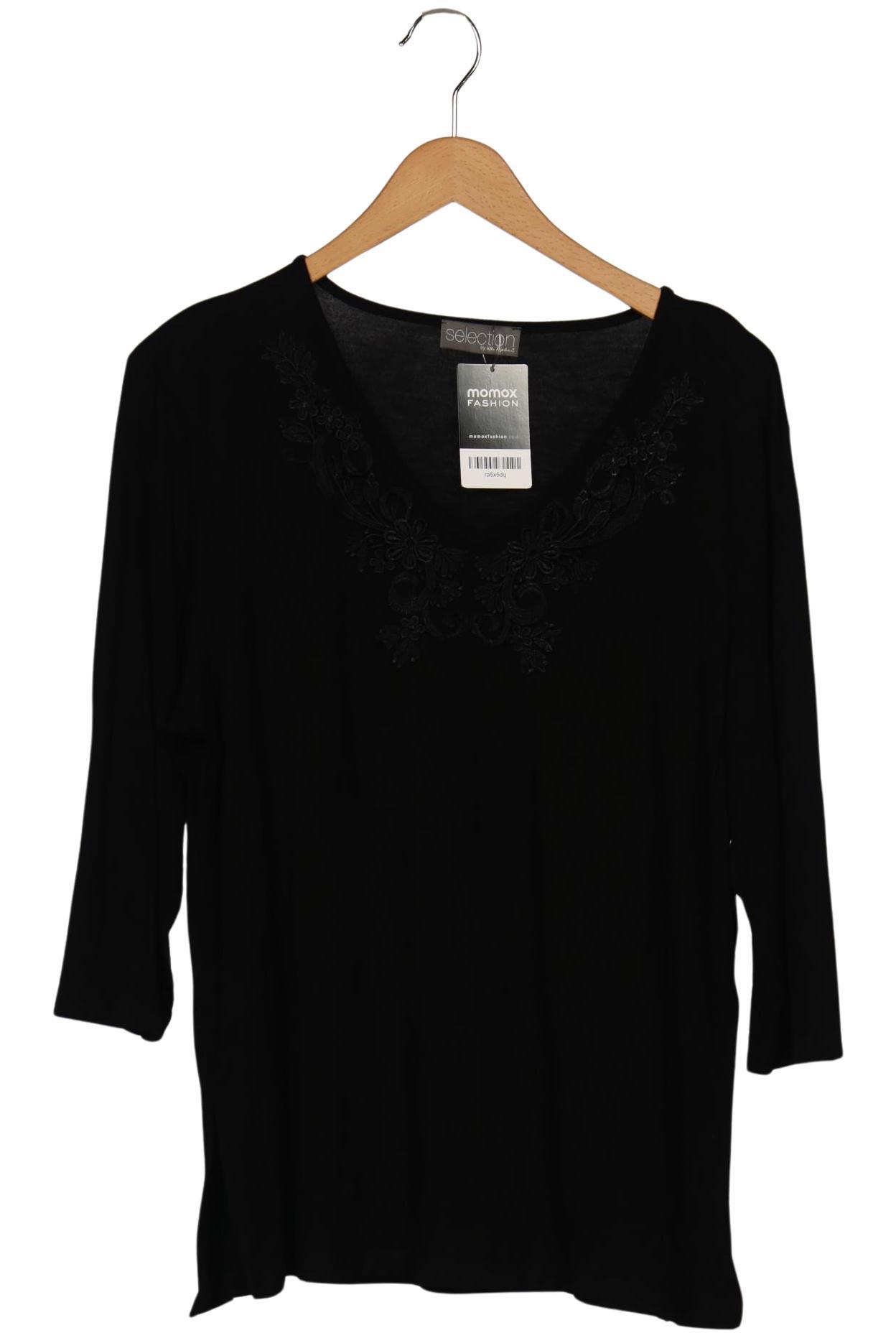 

Selection by Ulla Popken Damen Langarmshirt, schwarz, Gr. 44