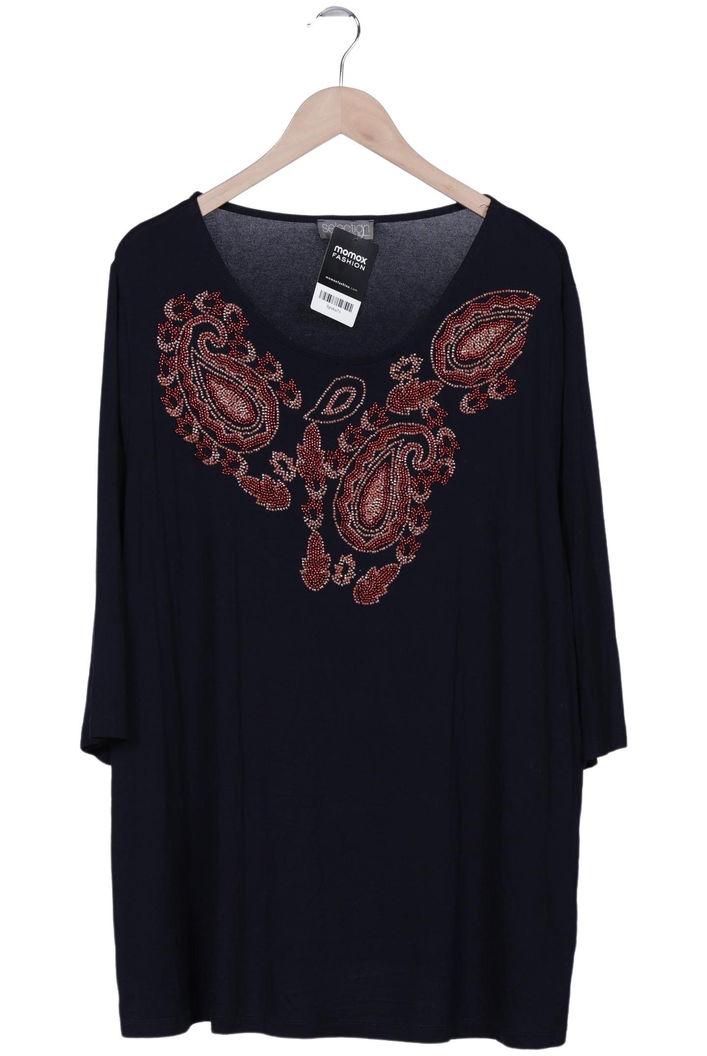 

Selection by Ulla Popken Damen T-Shirt, marineblau, Gr. 50