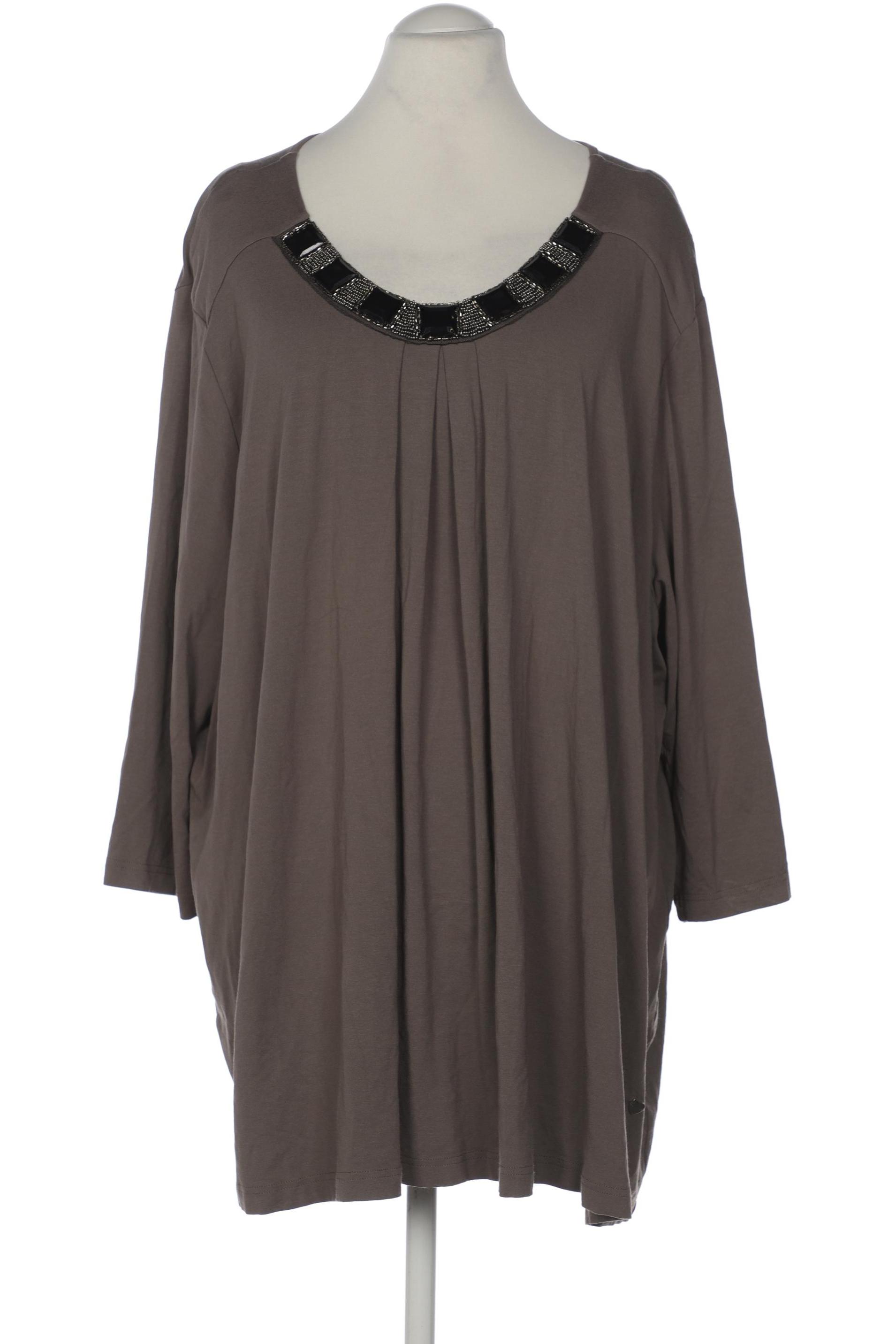 

Selection by Ulla Popken Damen T-Shirt, grau, Gr. 58
