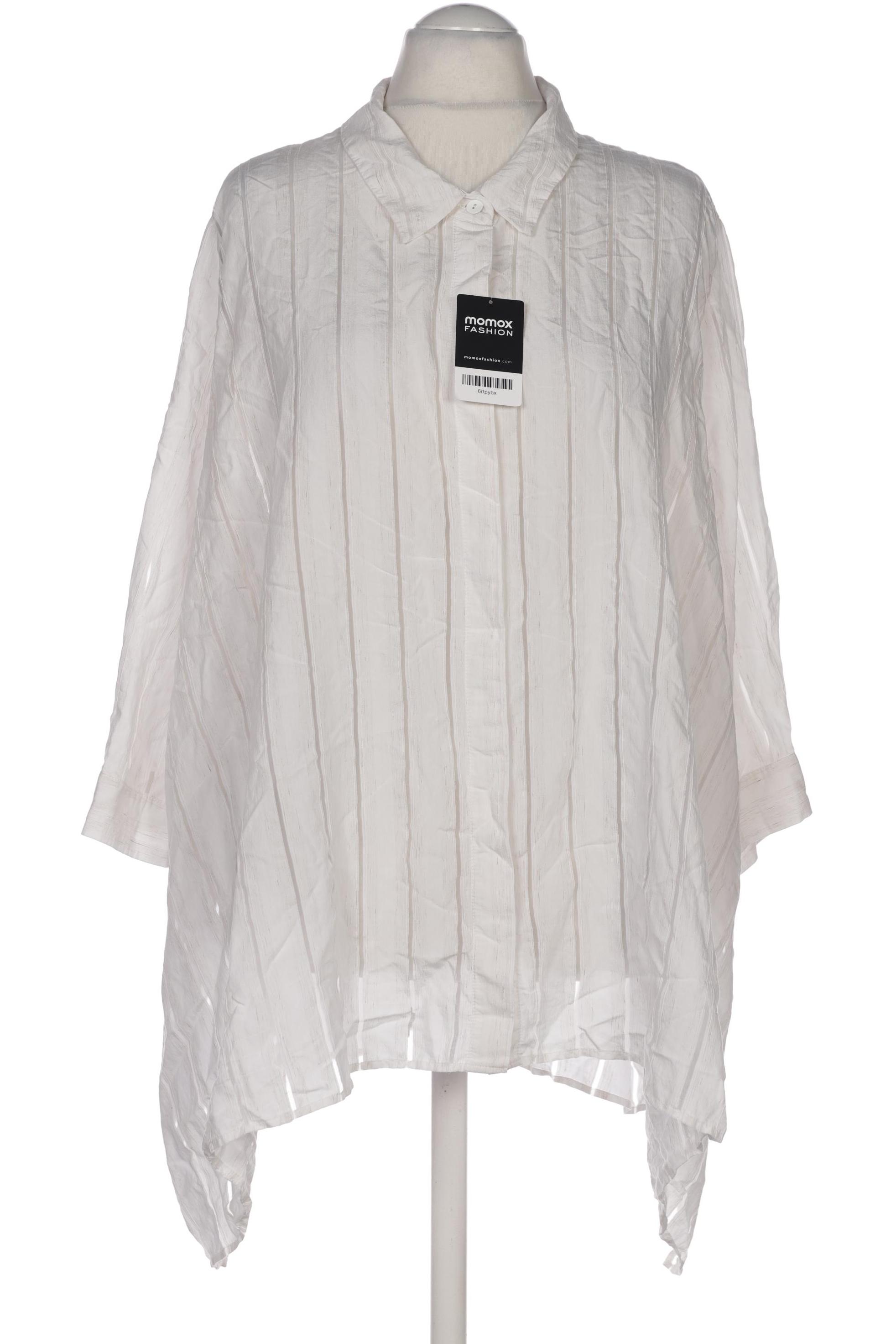 

Selection by Ulla Popken Damen Bluse, weiß, Gr. 54