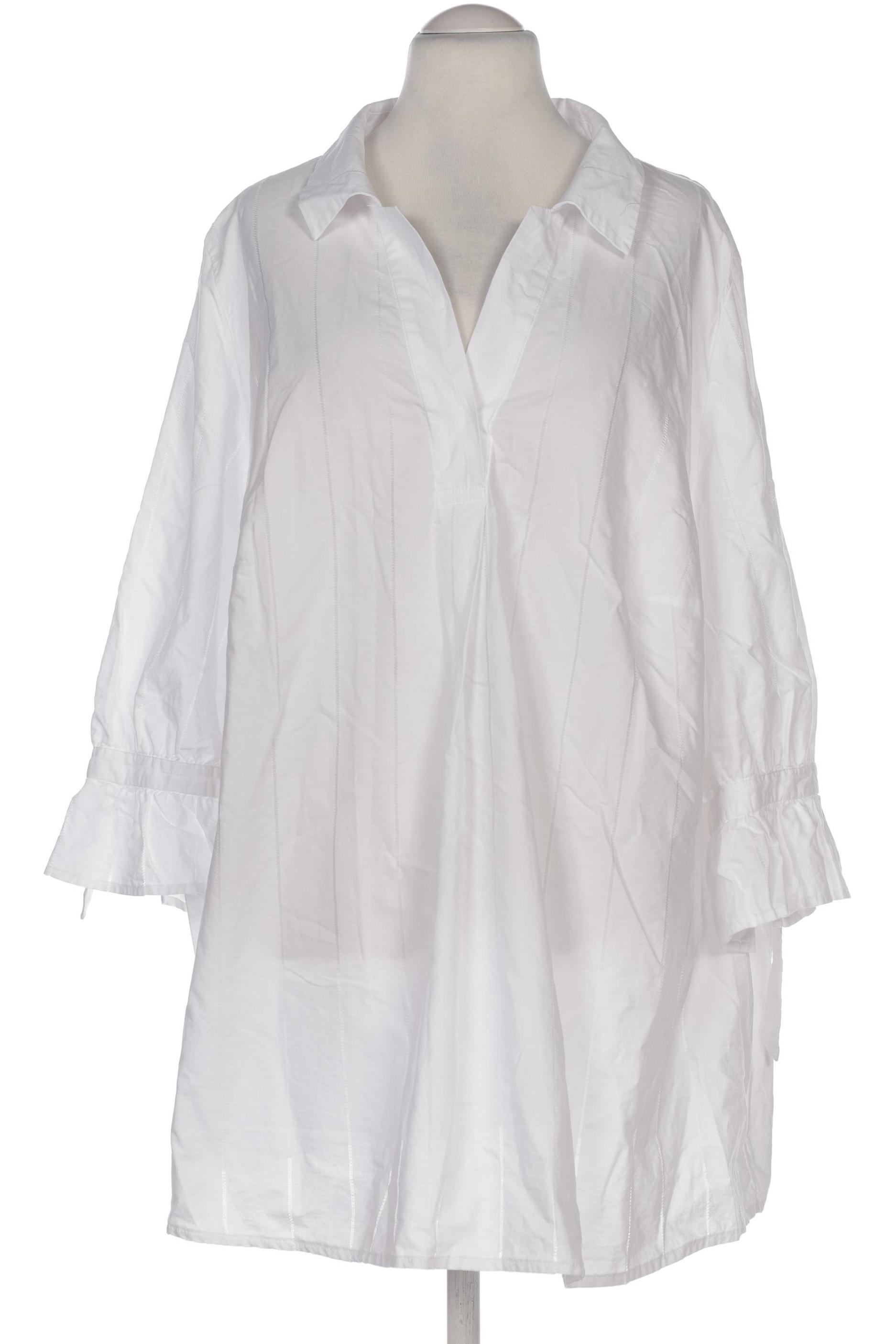 

Selection by Ulla Popken Damen Bluse, weiß, Gr. 58