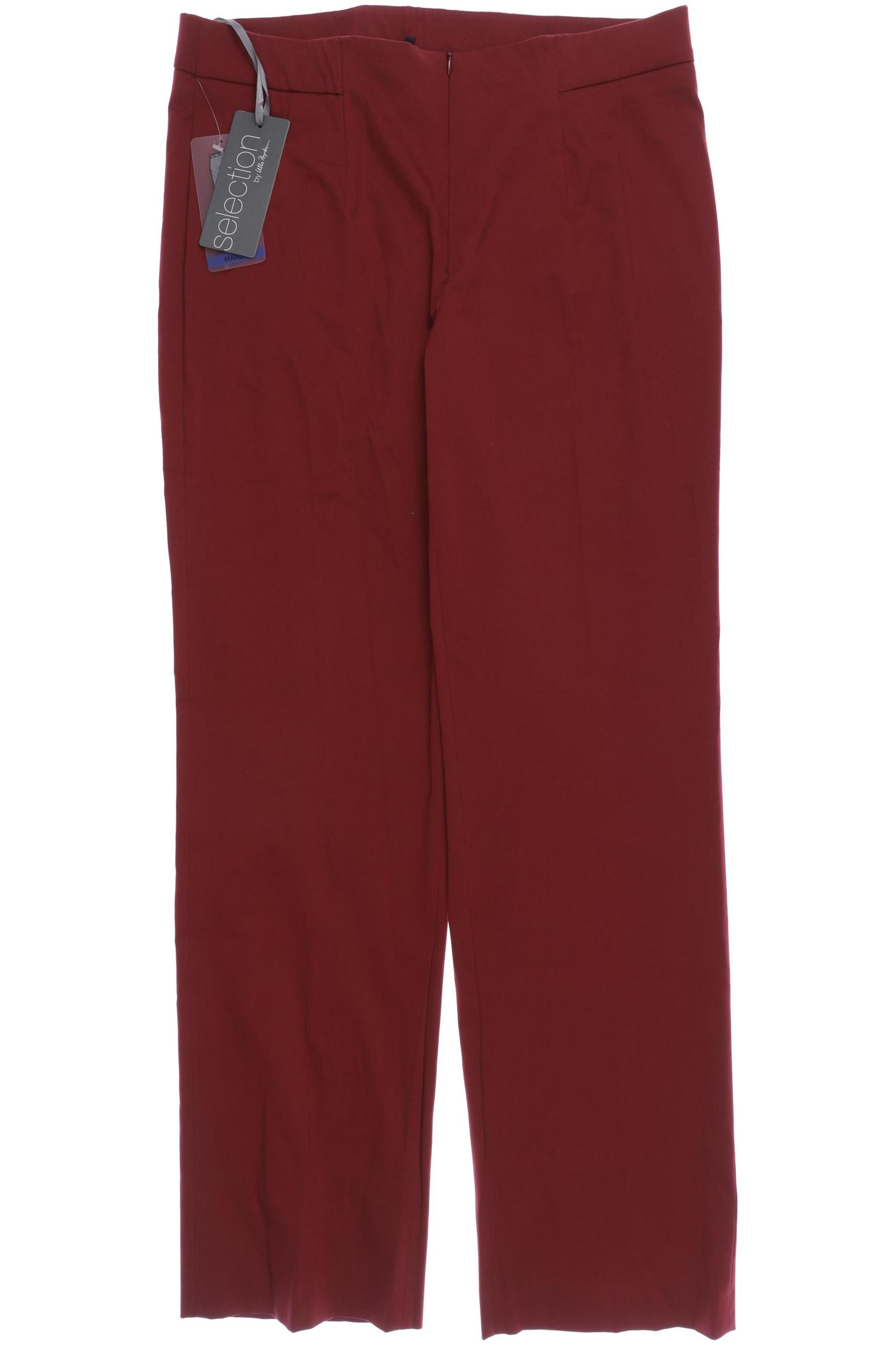 

Selection by Ulla Popken Damen Stoffhose, bordeaux, Gr. 44