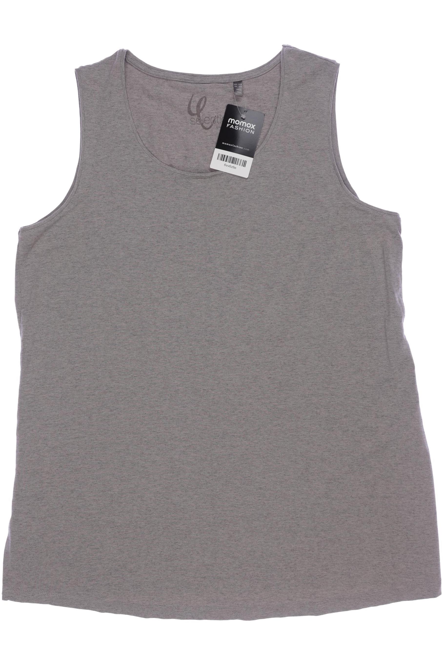 

Selection by Ulla Popken Damen Top, grau, Gr. 42