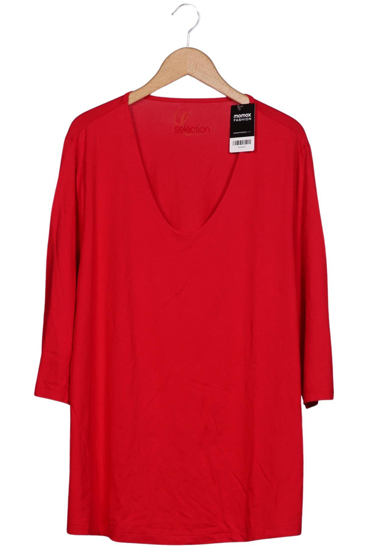 

Selection by Ulla Popken Damen Langarmshirt, rot, Gr. 50