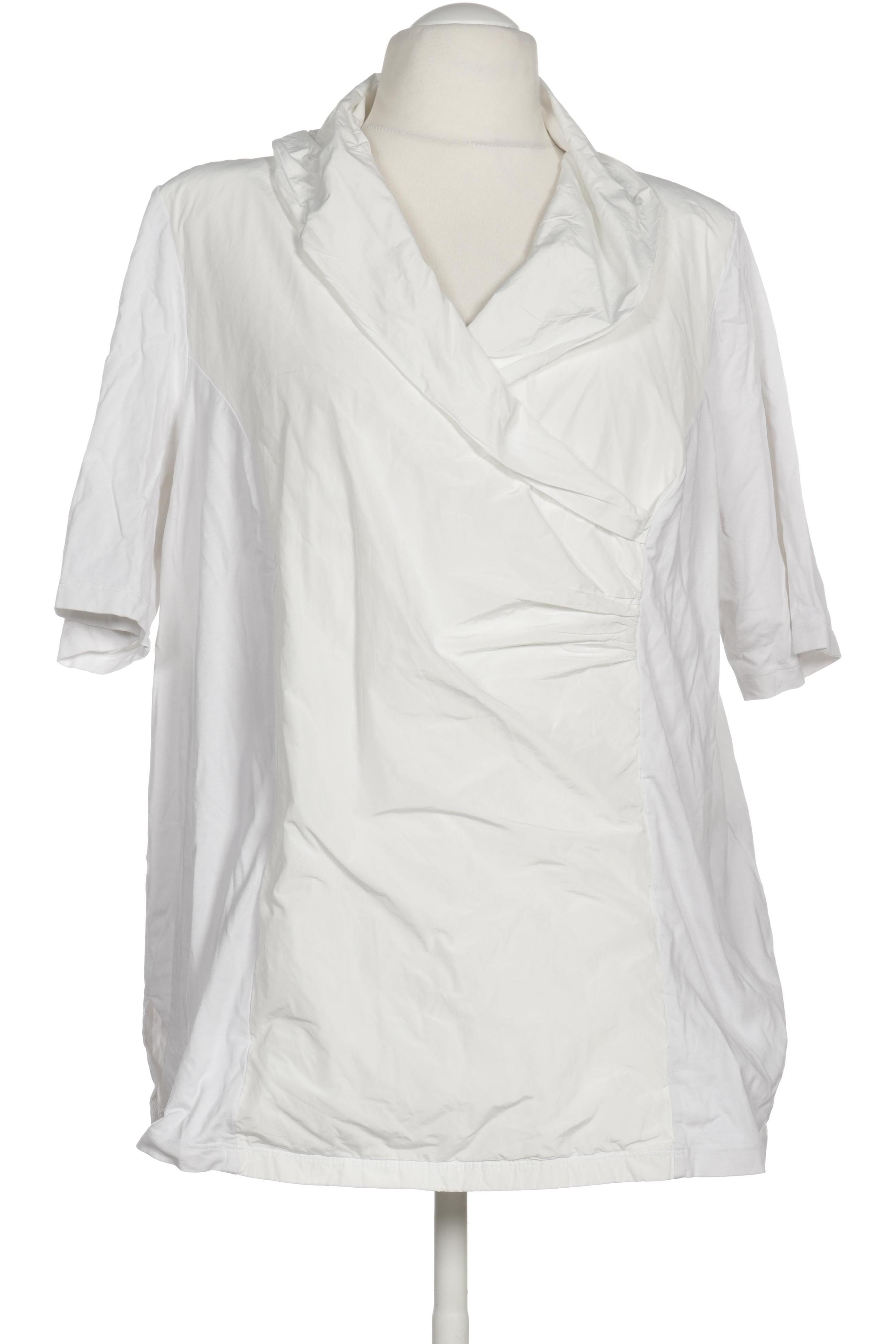 

Selection by Ulla Popken Damen Bluse, weiß, Gr. 50