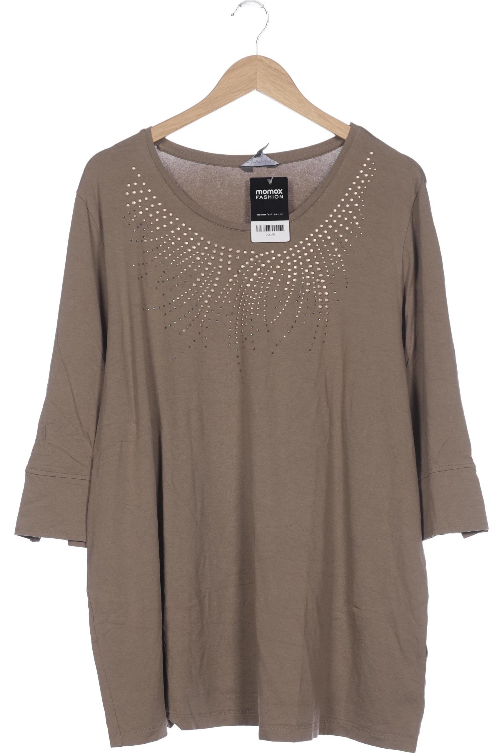 

Selection by Ulla Popken Damen Langarmshirt, grün, Gr. 50