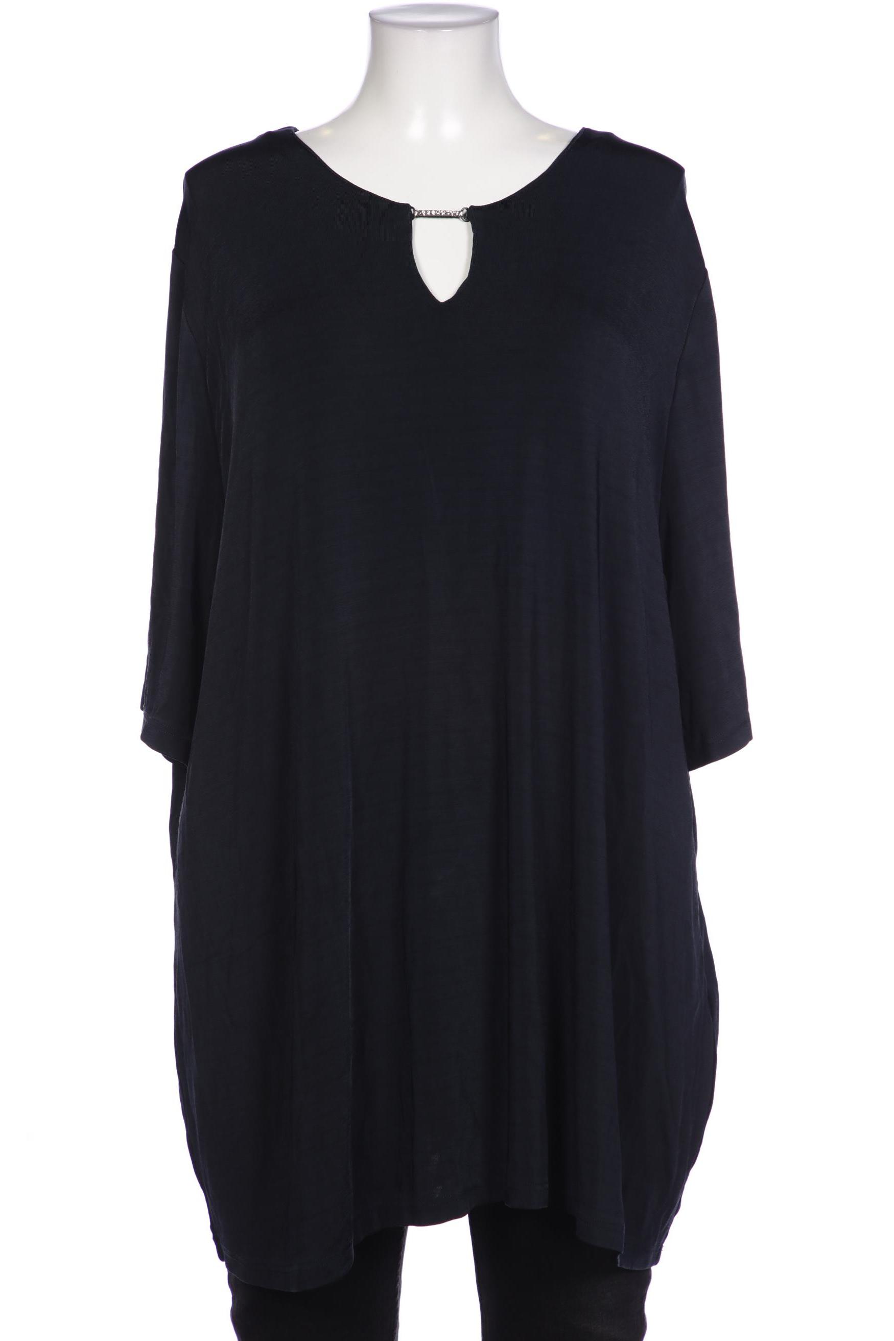 

Selection by Ulla Popken Damen Bluse, marineblau, Gr. 58