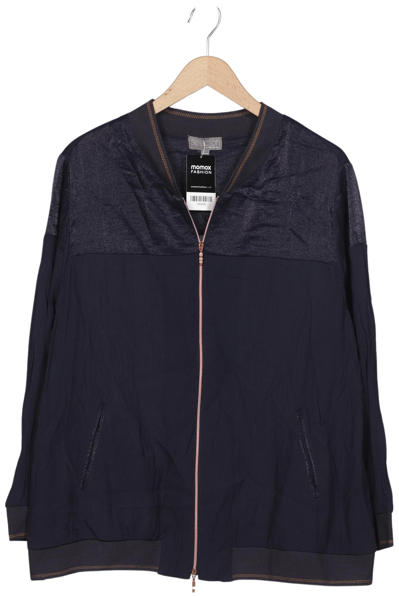 

Selection by Ulla Popken Damen Jacke, marineblau, Gr. 46