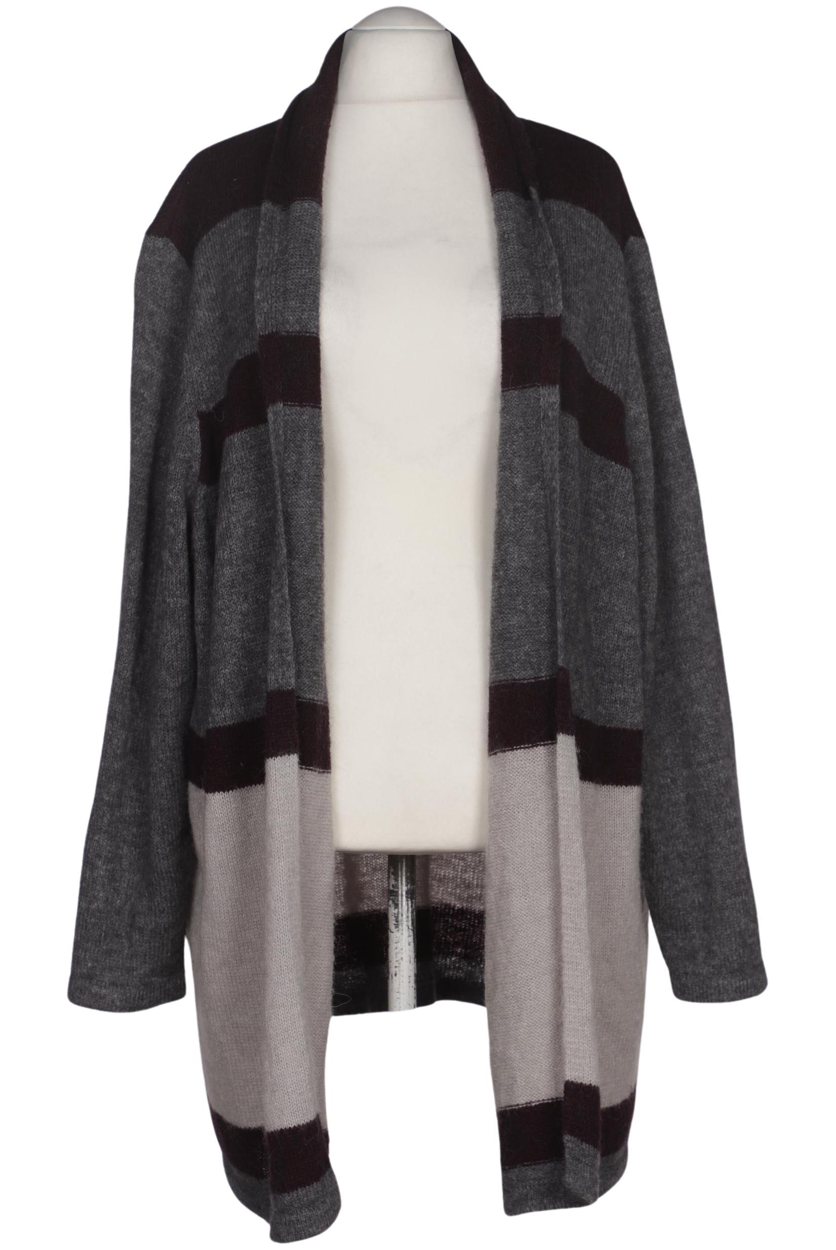 

Selection by Ulla Popken Damen Strickjacke, grau, Gr. 52