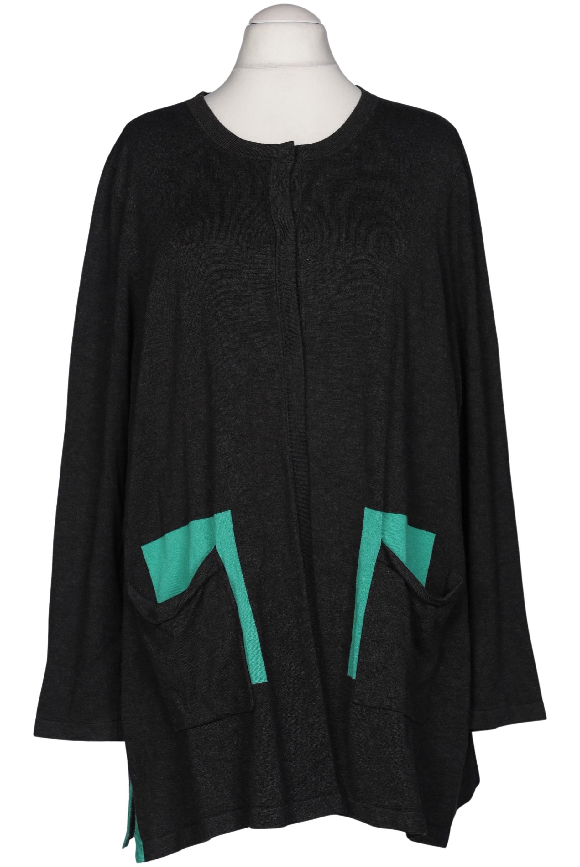 

Selection by Ulla Popken Damen Strickjacke, grau, Gr. 54