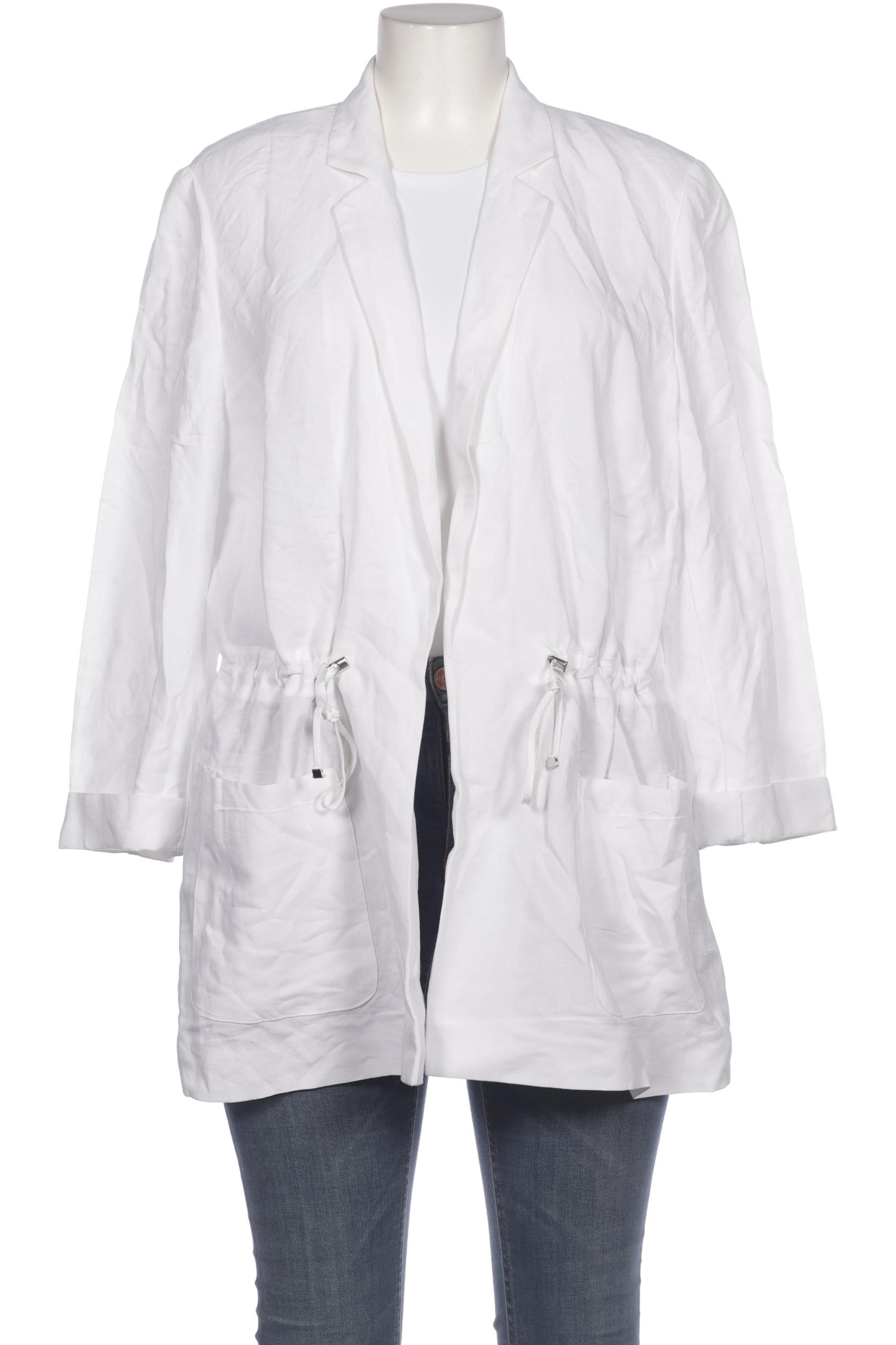 

Selection by Ulla Popken Damen Blazer, weiß, Gr. 48