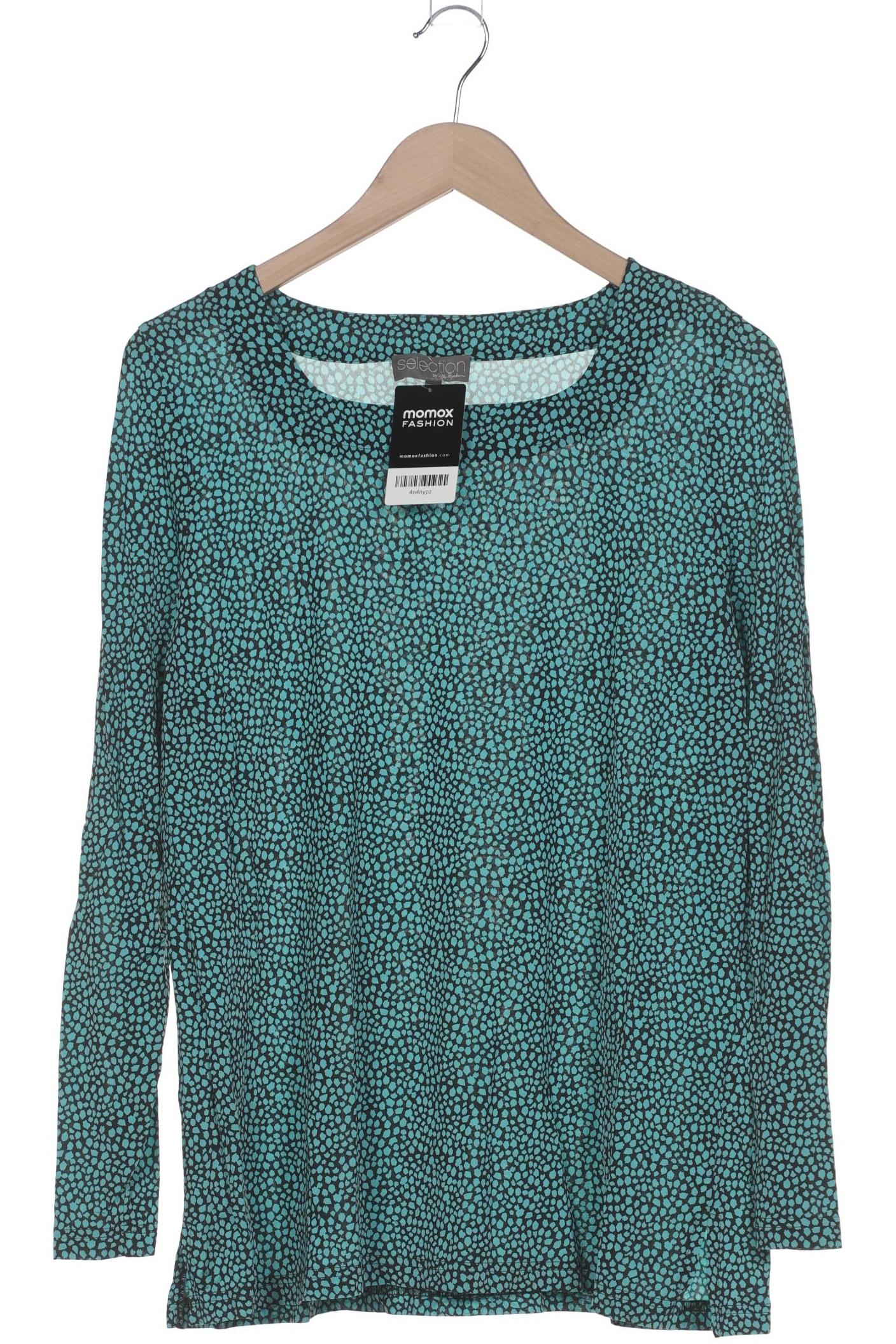 

Selection by Ulla Popken Damen Langarmshirt, blau, Gr. 42