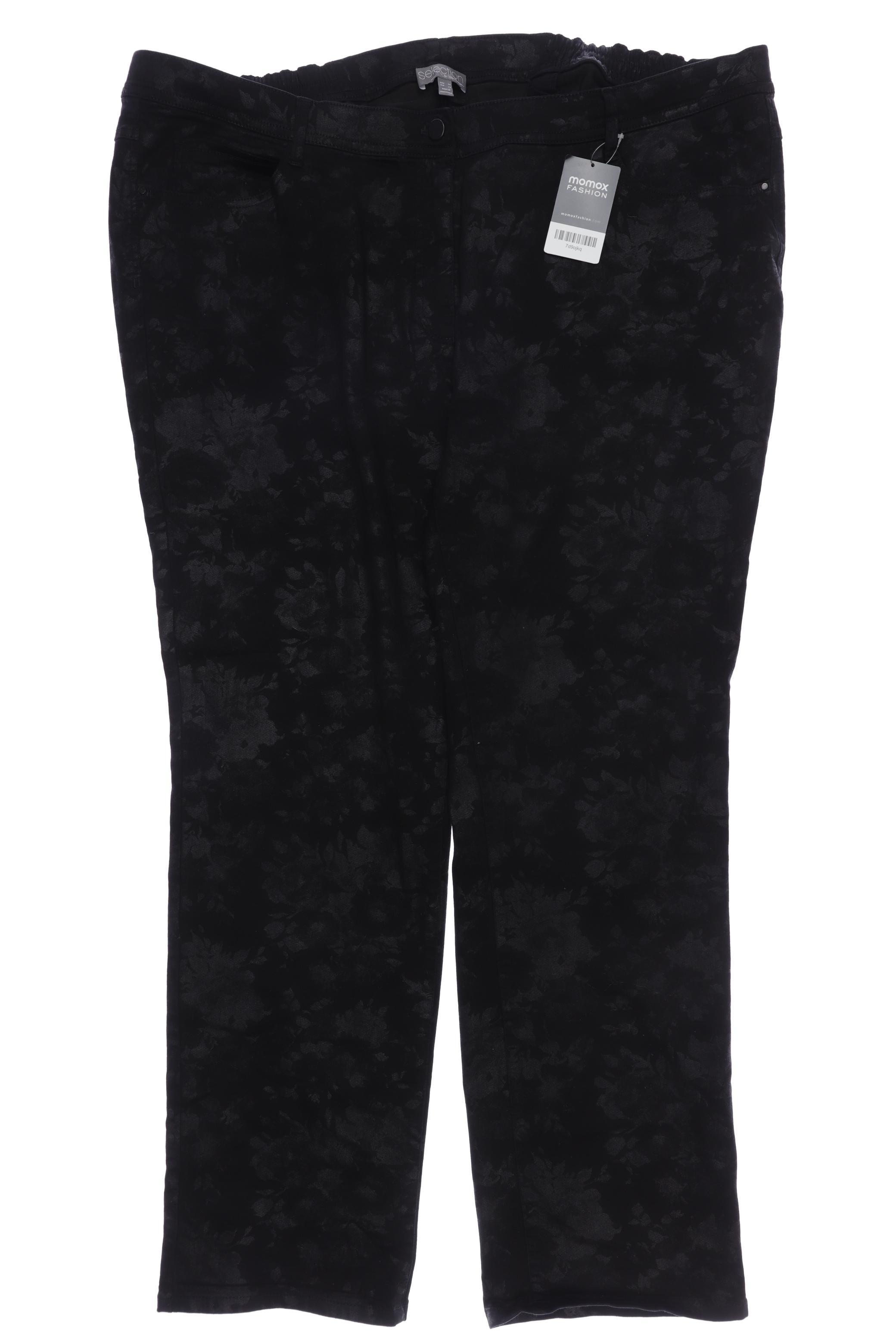 

Selection by Ulla Popken Damen Stoffhose, schwarz, Gr. 54