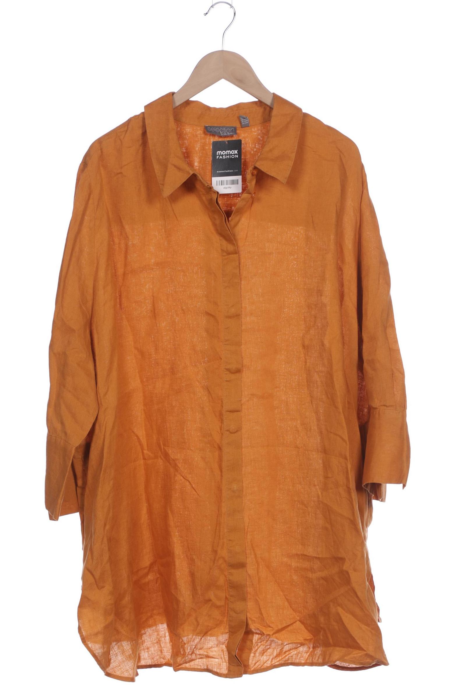 

Selection by Ulla Popken Damen Bluse, orange, Gr. 58