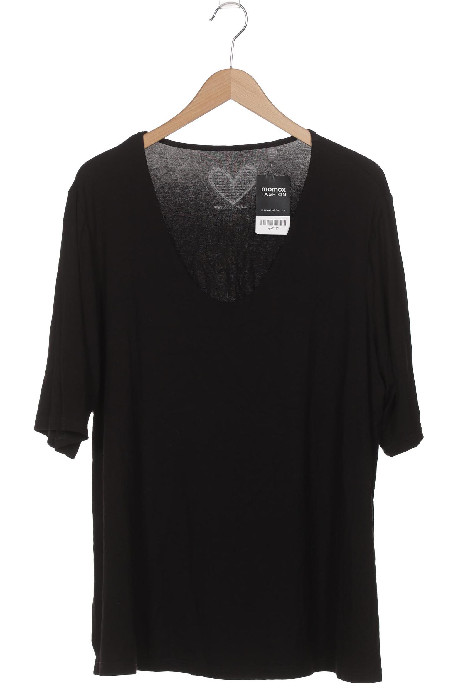 

Selection by Ulla Popken Damen T-Shirt, schwarz, Gr. 50