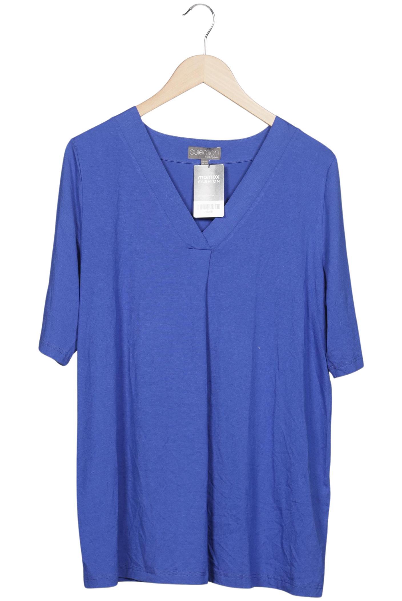 

Selection by Ulla Popken Damen T-Shirt, blau, Gr. 42