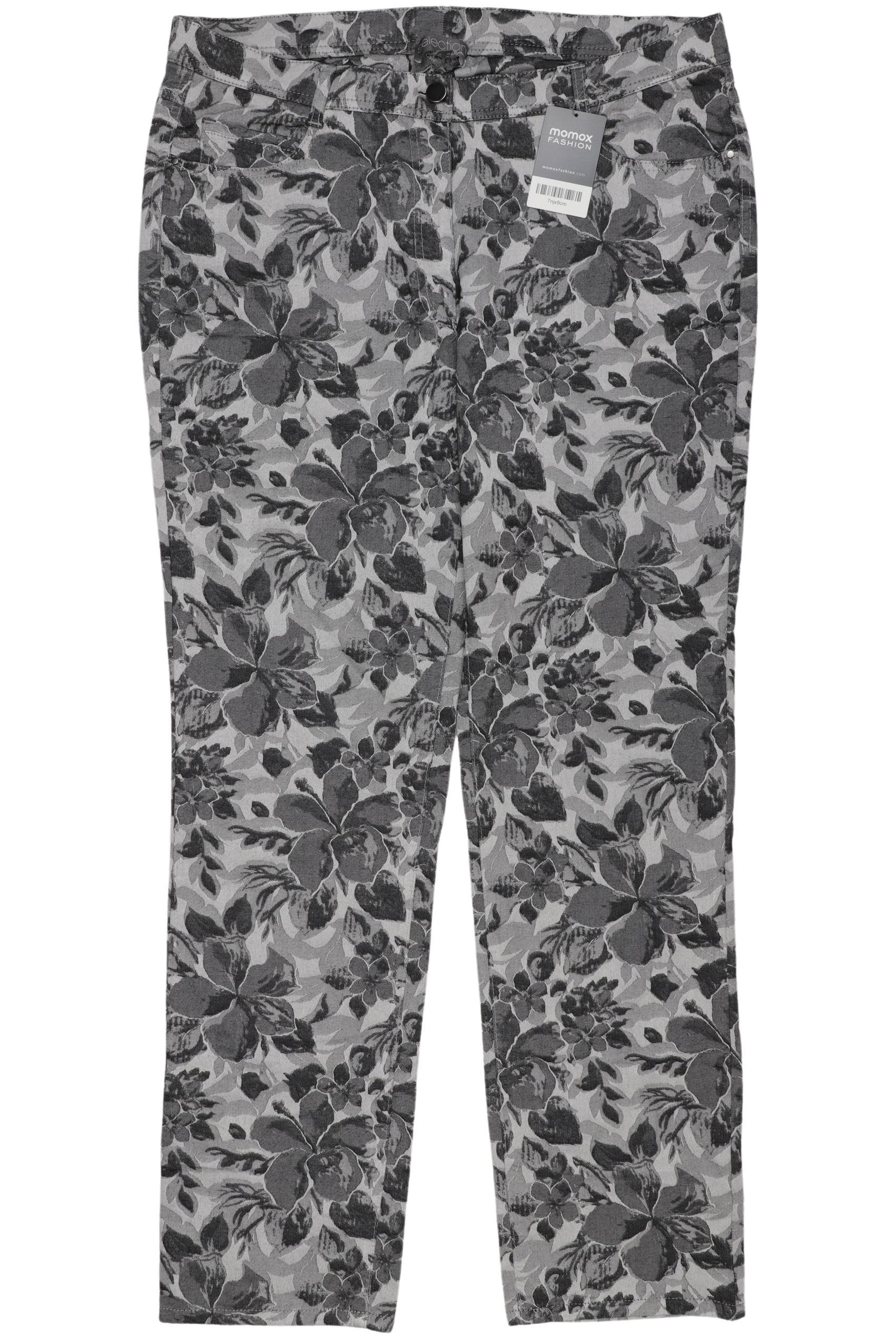 

Selection by Ulla Popken Damen Stoffhose, grau, Gr. 48