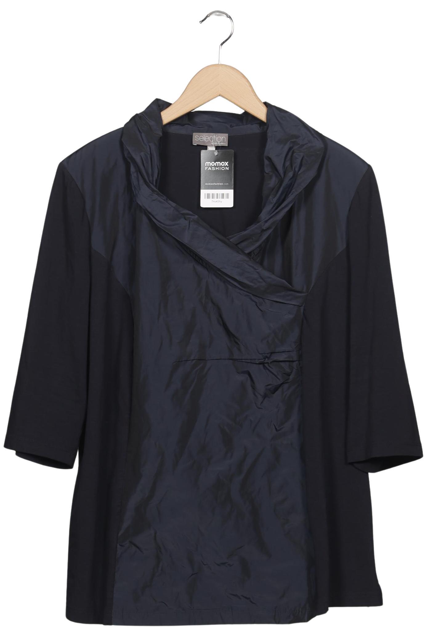 

Selection by Ulla Popken Damen Langarmshirt, marineblau, Gr. 50