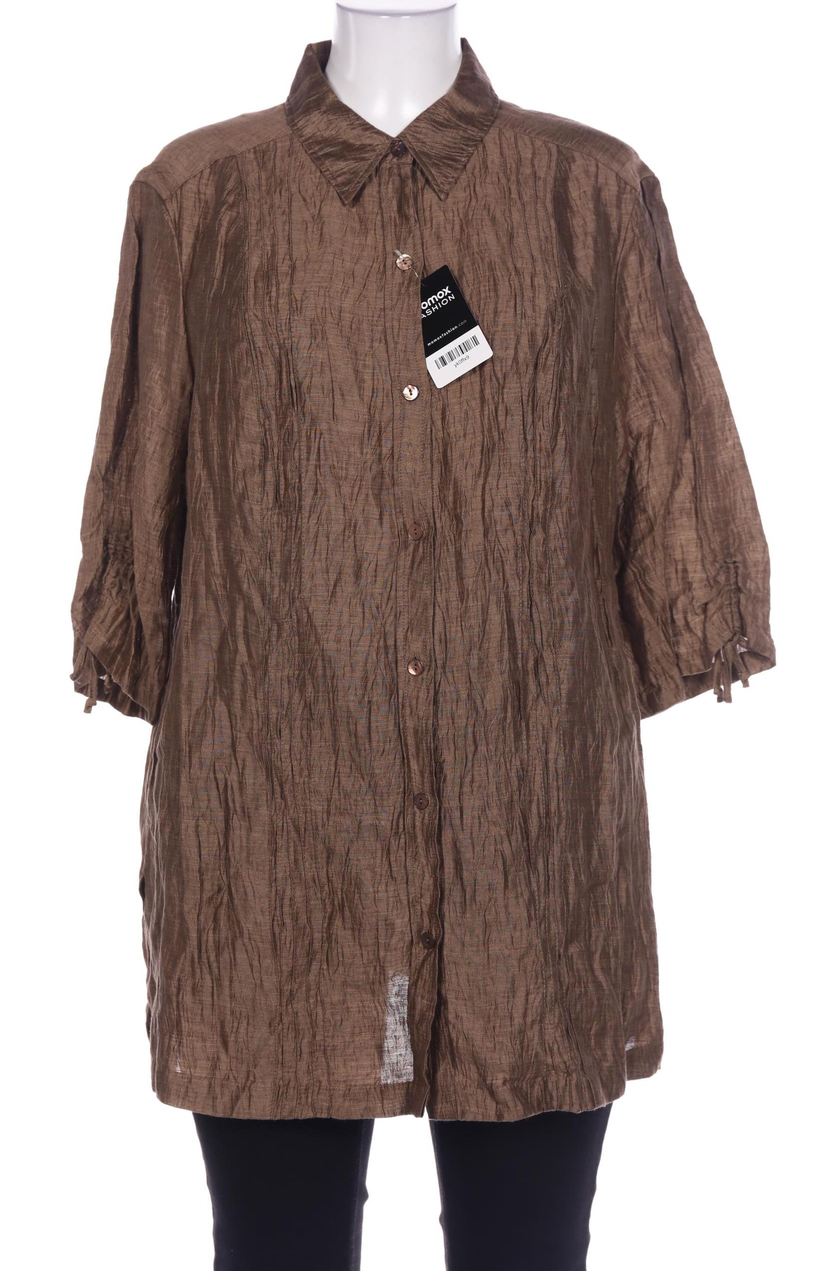 

Selection by Ulla Popken Damen Bluse, braun, Gr. 48