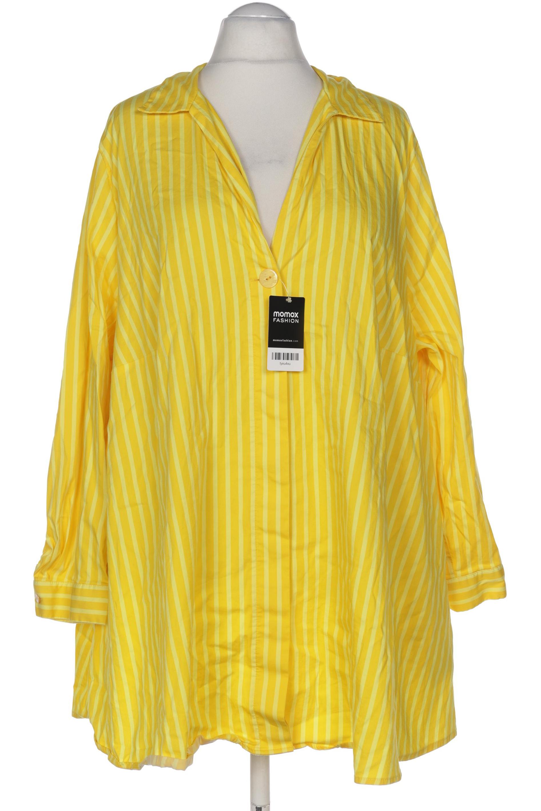 

Selection by Ulla Popken Damen Bluse, gelb, Gr. 58