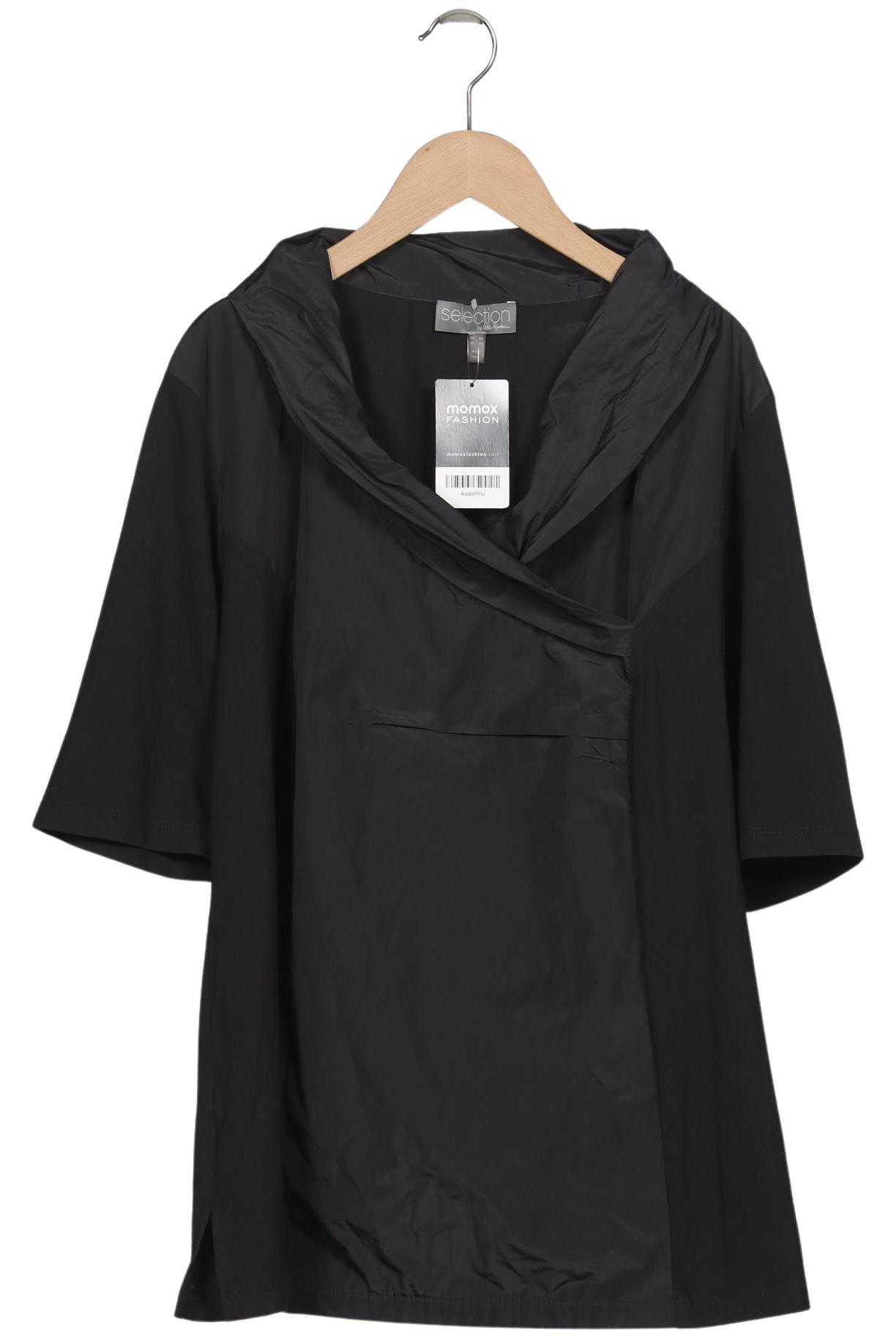 

Selection by Ulla Popken Damen T-Shirt, schwarz, Gr. 46