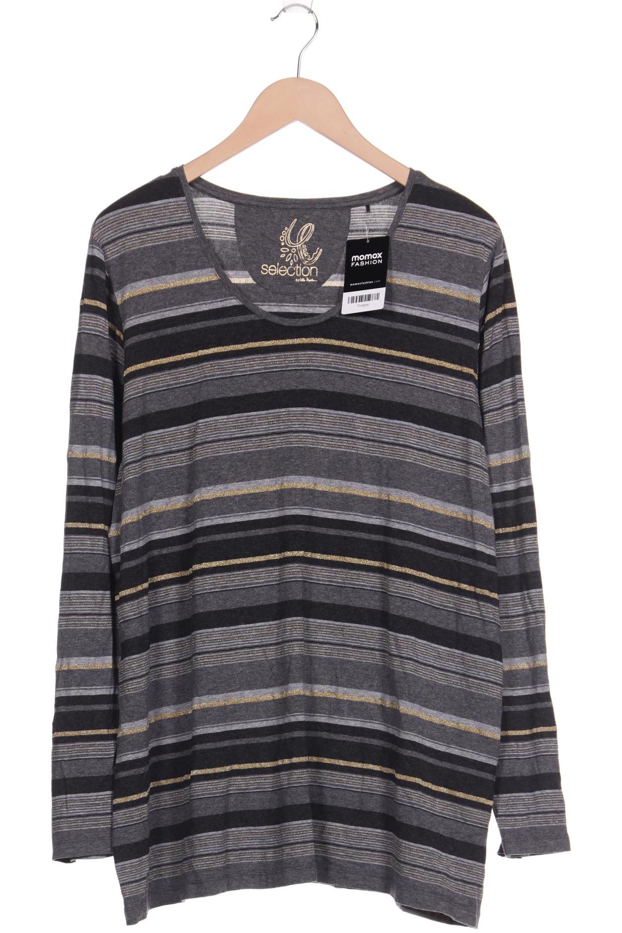 

Selection by Ulla Popken Damen Langarmshirt, grau