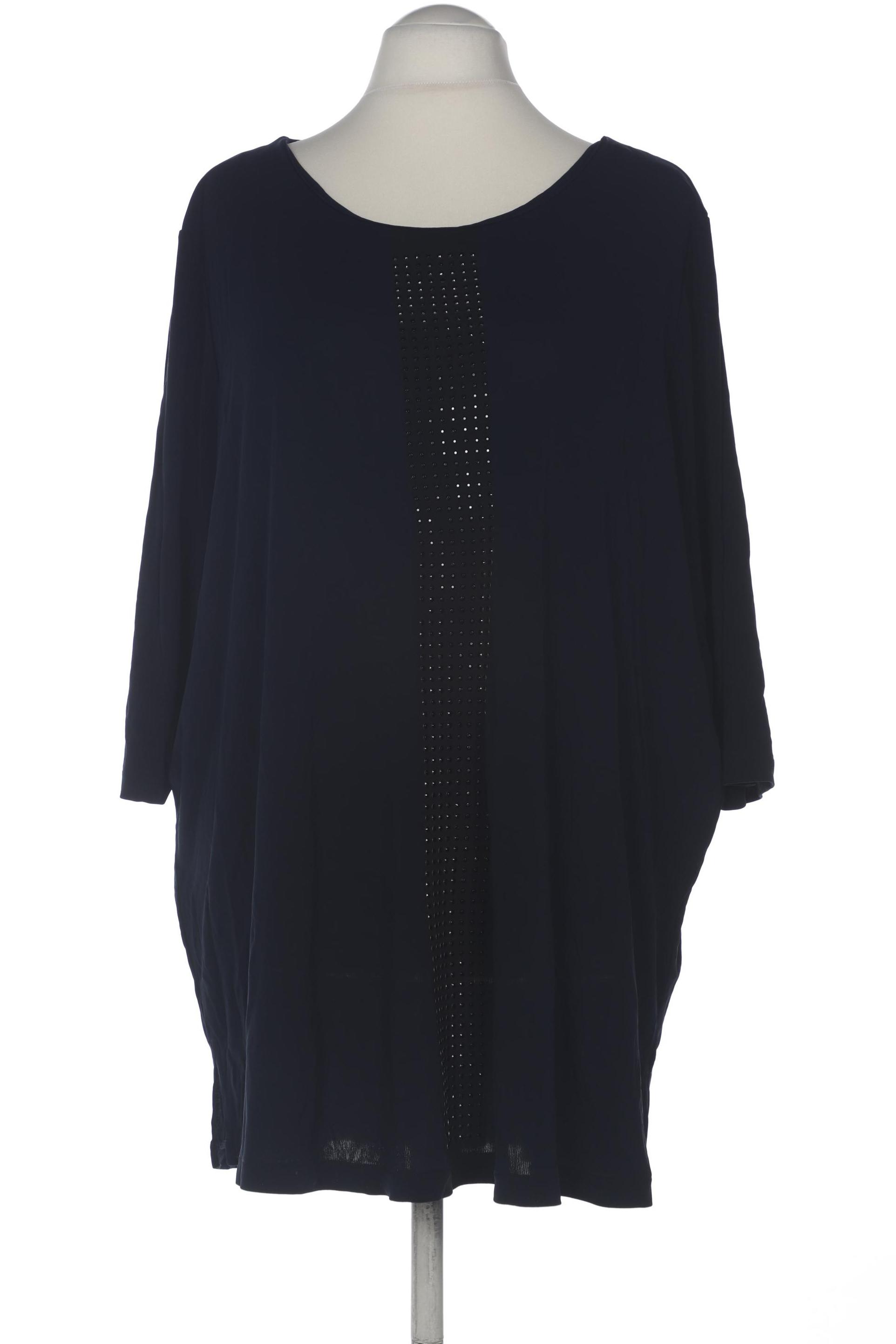 

Selection by Ulla Popken Damen Bluse, marineblau, Gr. 54